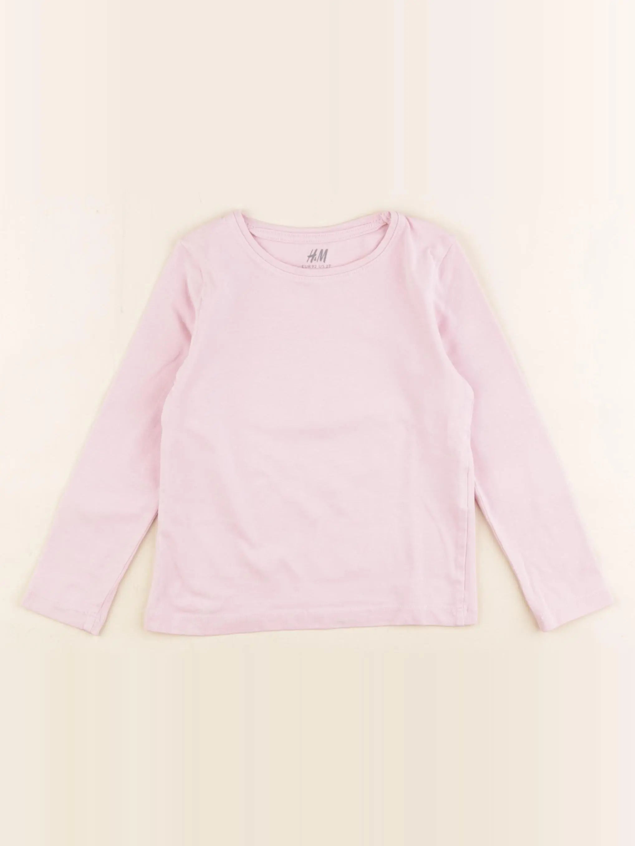 H&M - tee-shirt rose - 18 mois à 2 ans