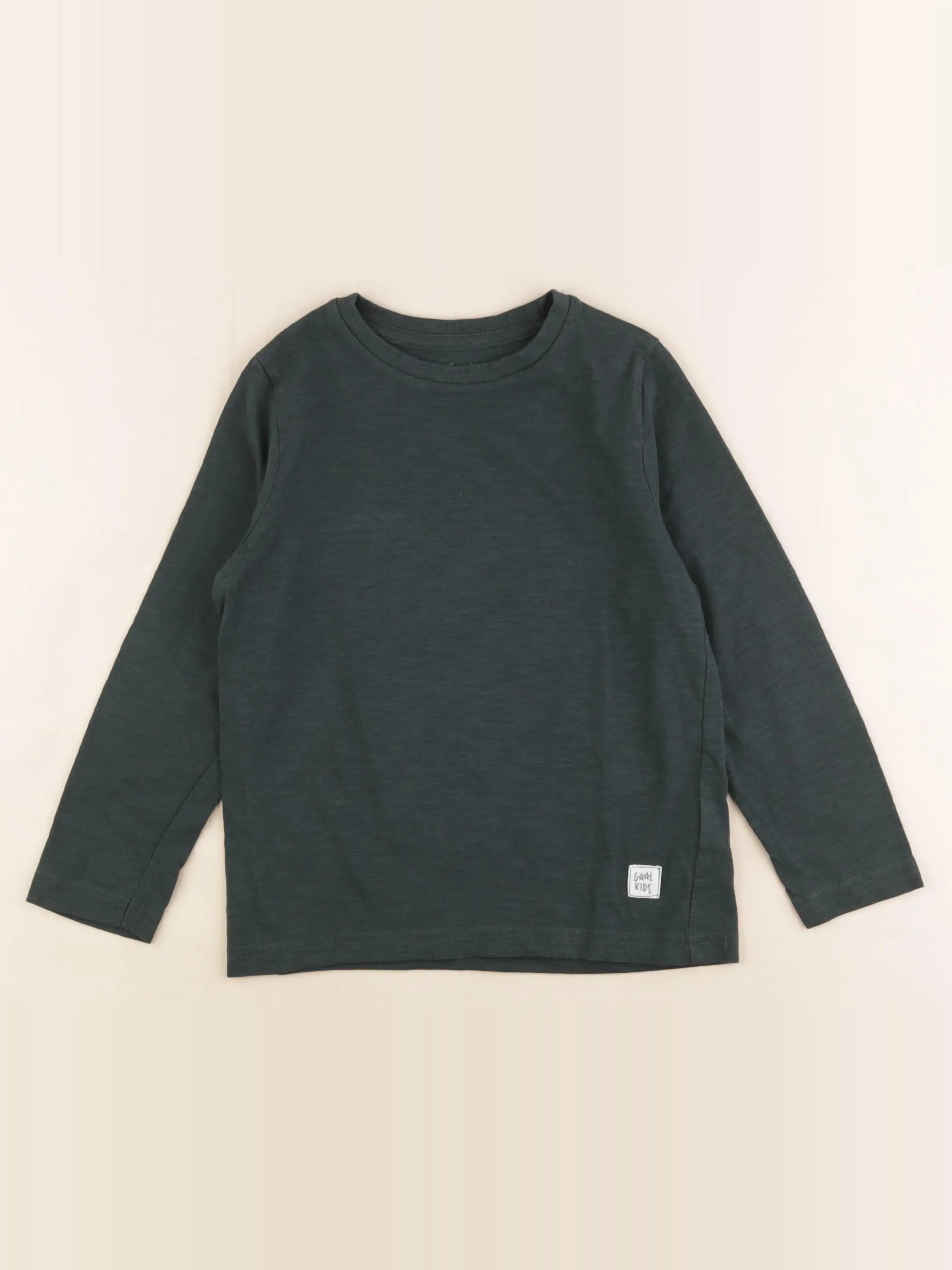 Vertbaudet - tee-shirt vert - 5 ans