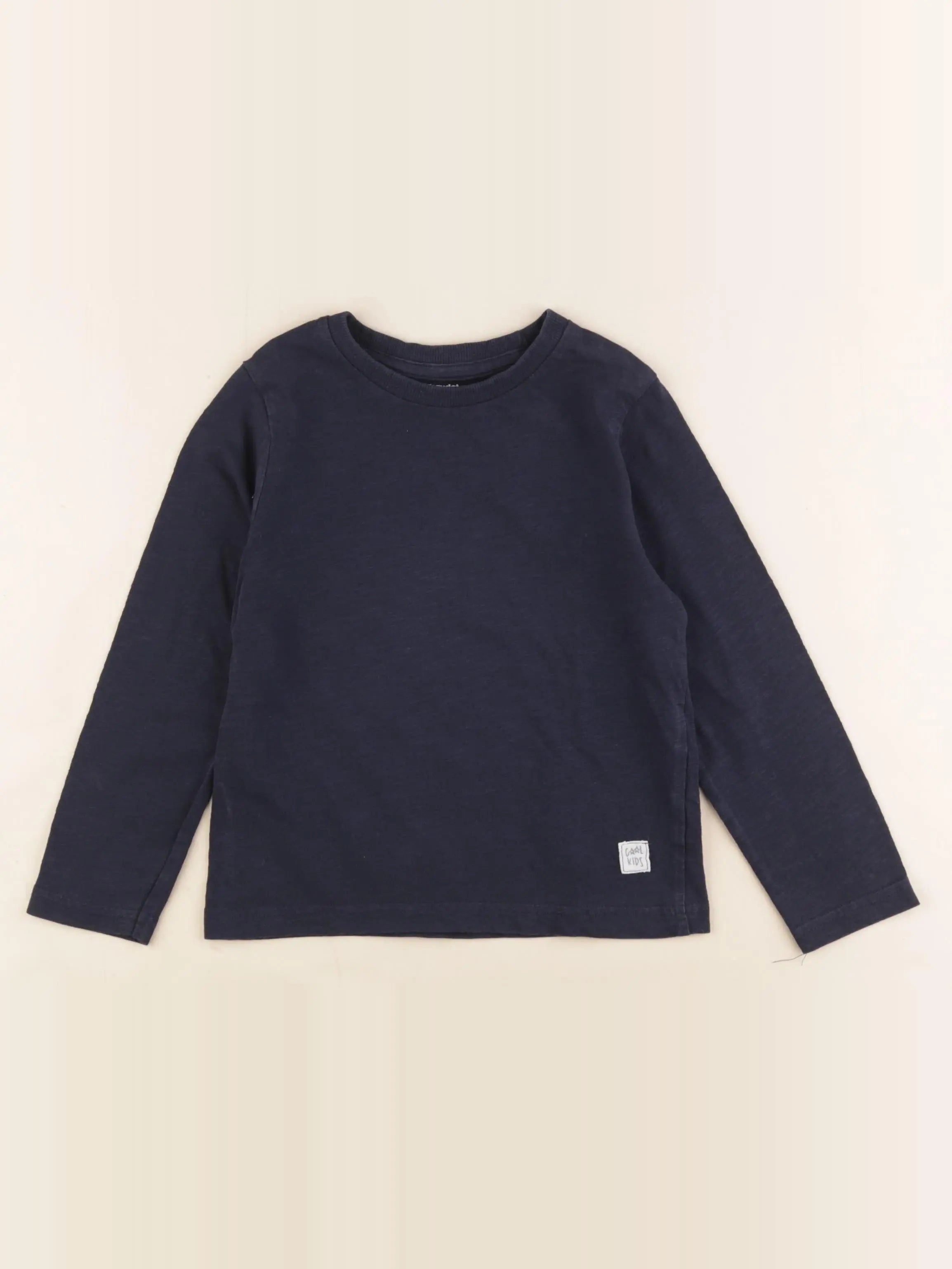 Vertbaudet - tee-shirt bleu - 5 ans