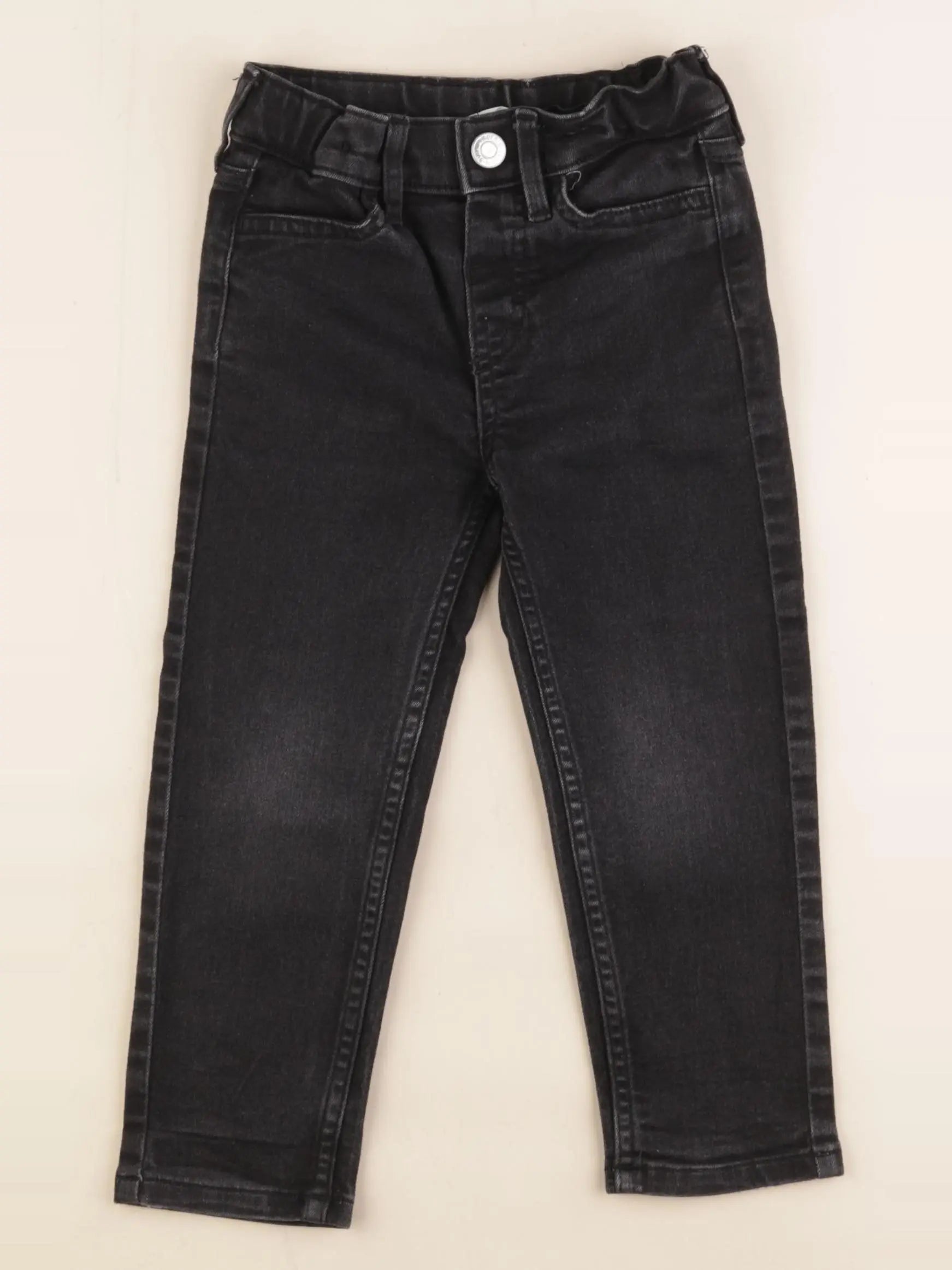 H&M - jean noir - 2/3 ans