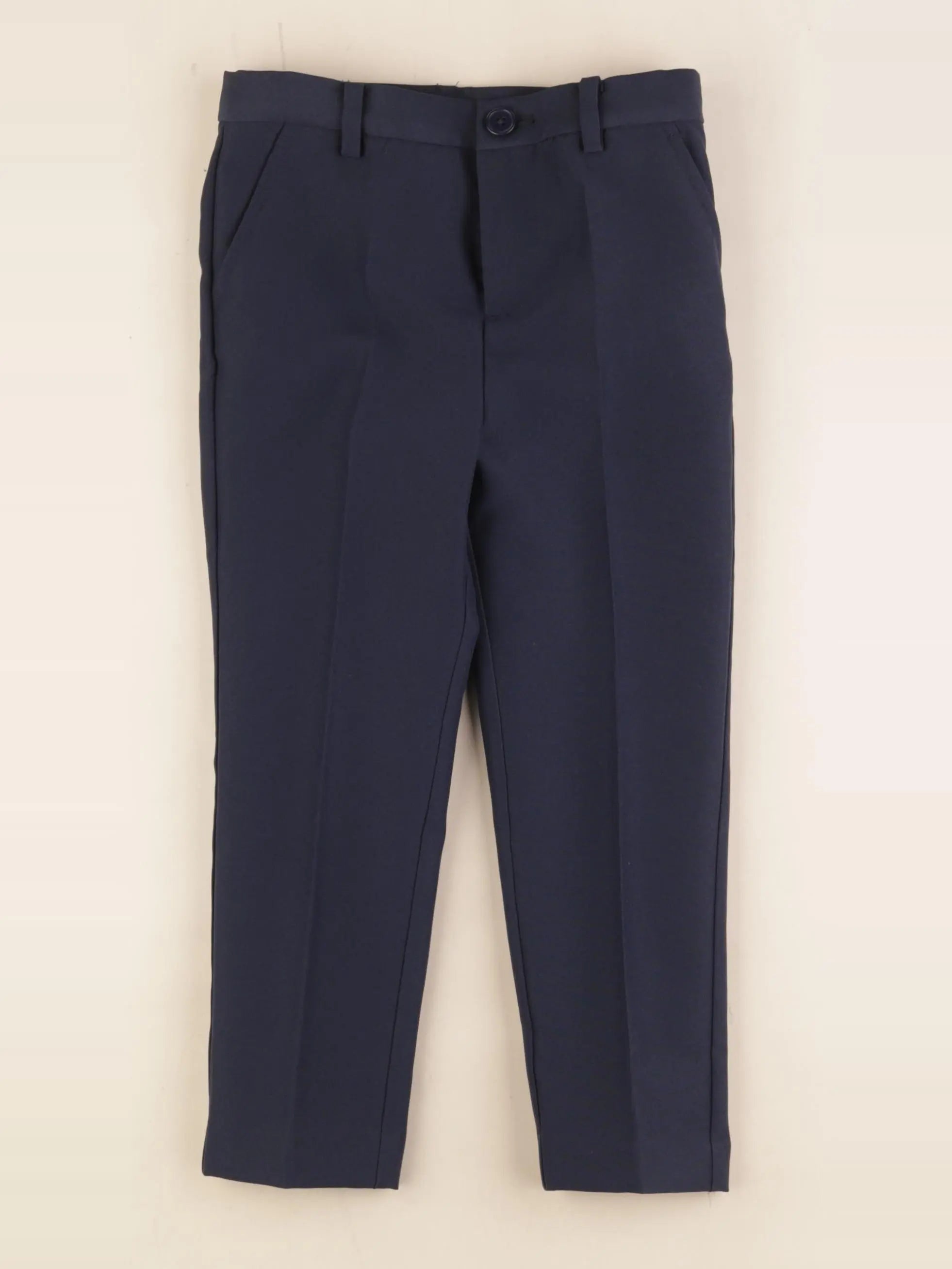 H&M - pantalon bleu - 3/4 ans