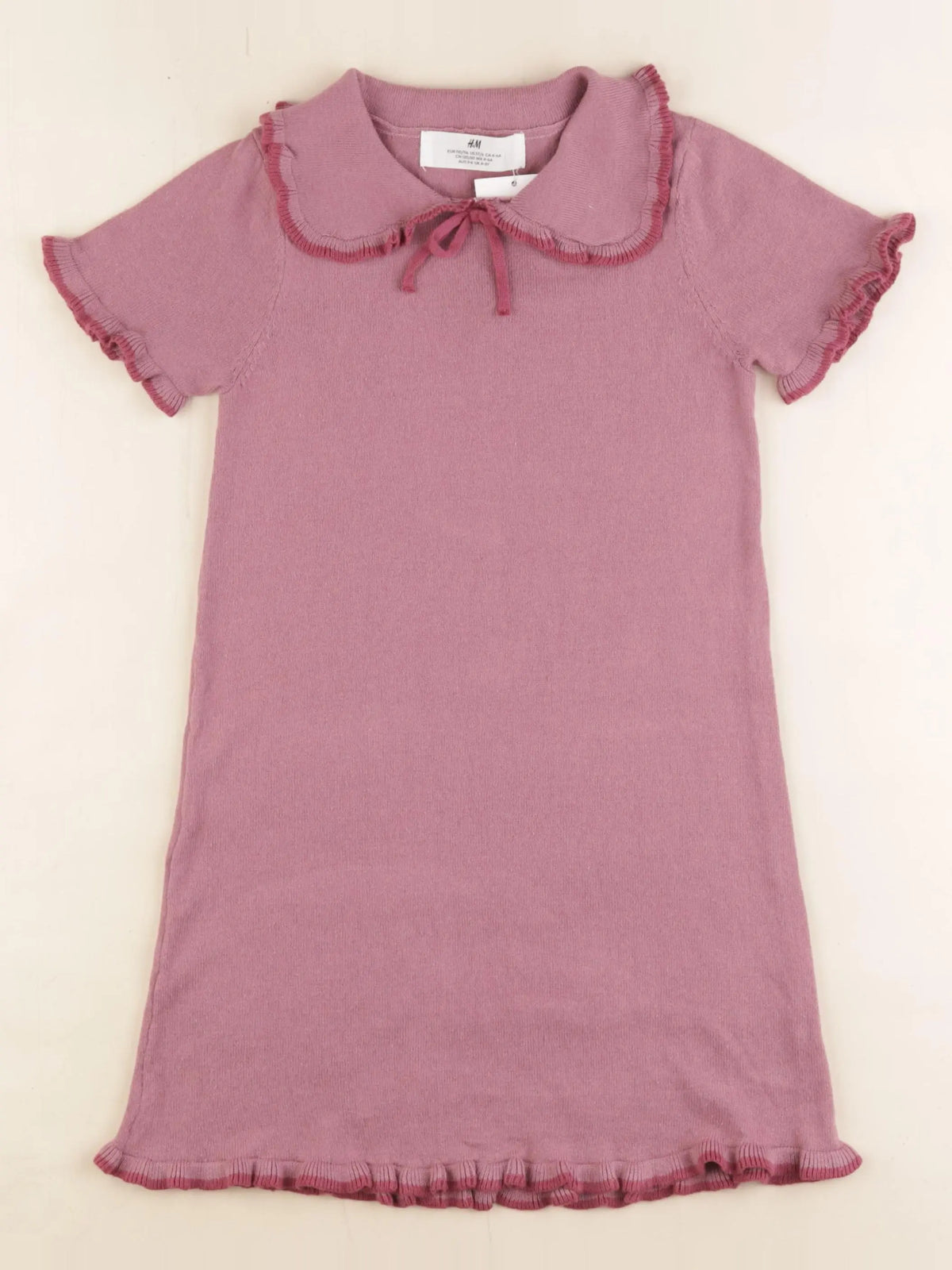 H&M - robe violet - 4/6 ans