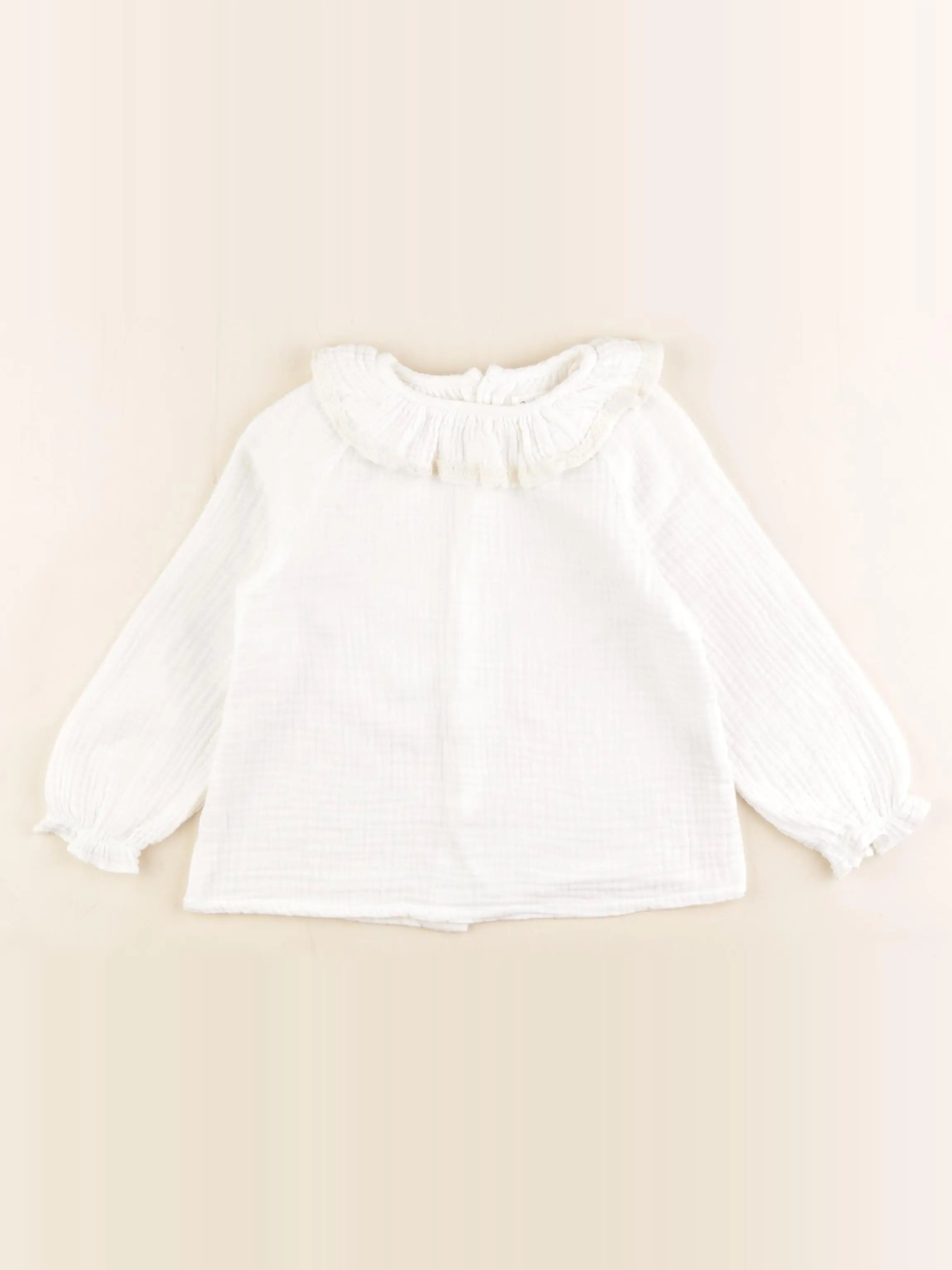 Lola Palacios - blouse blanc - 2 ans