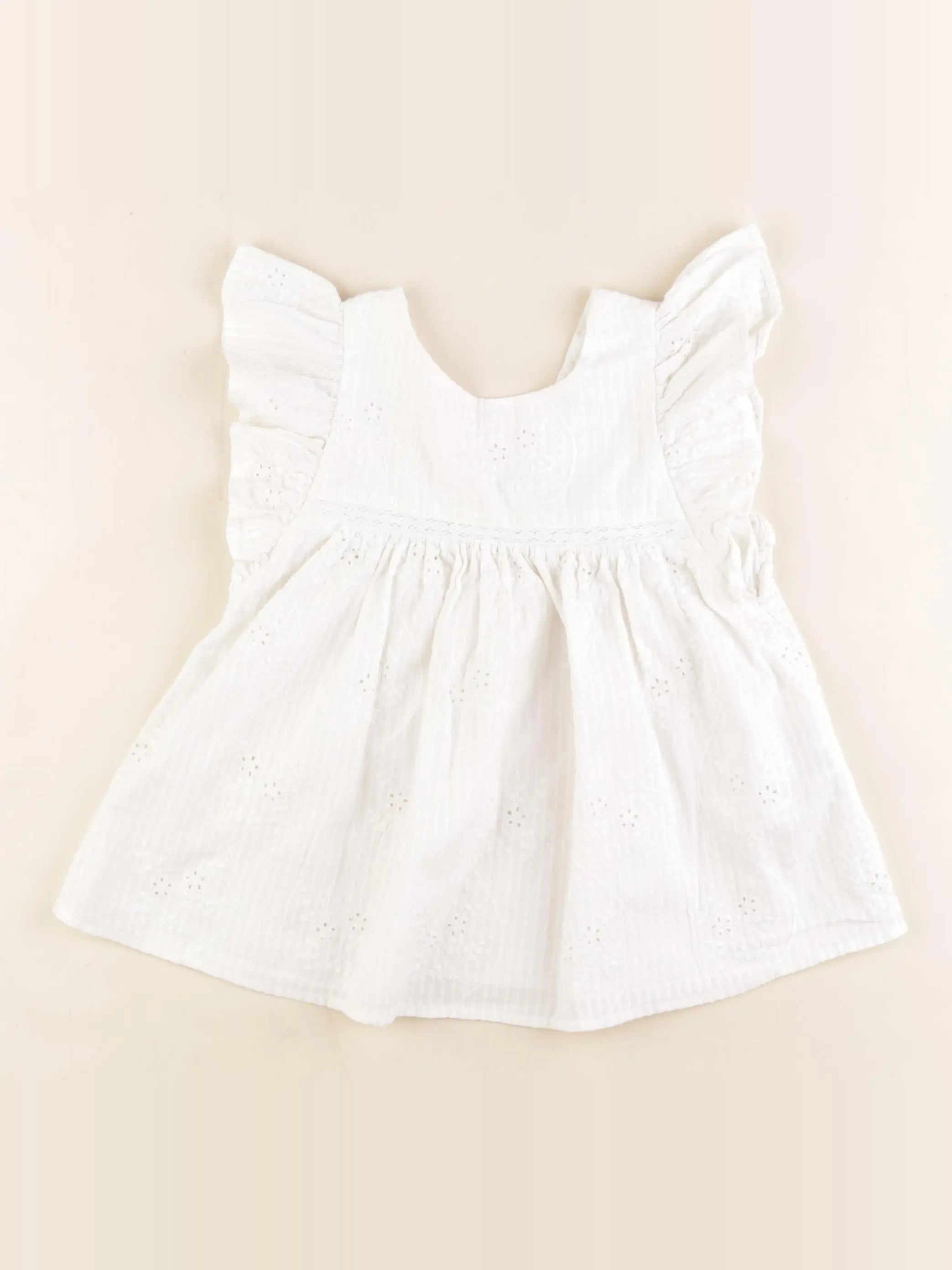 Zara - blouse blanc - 3/4 ans