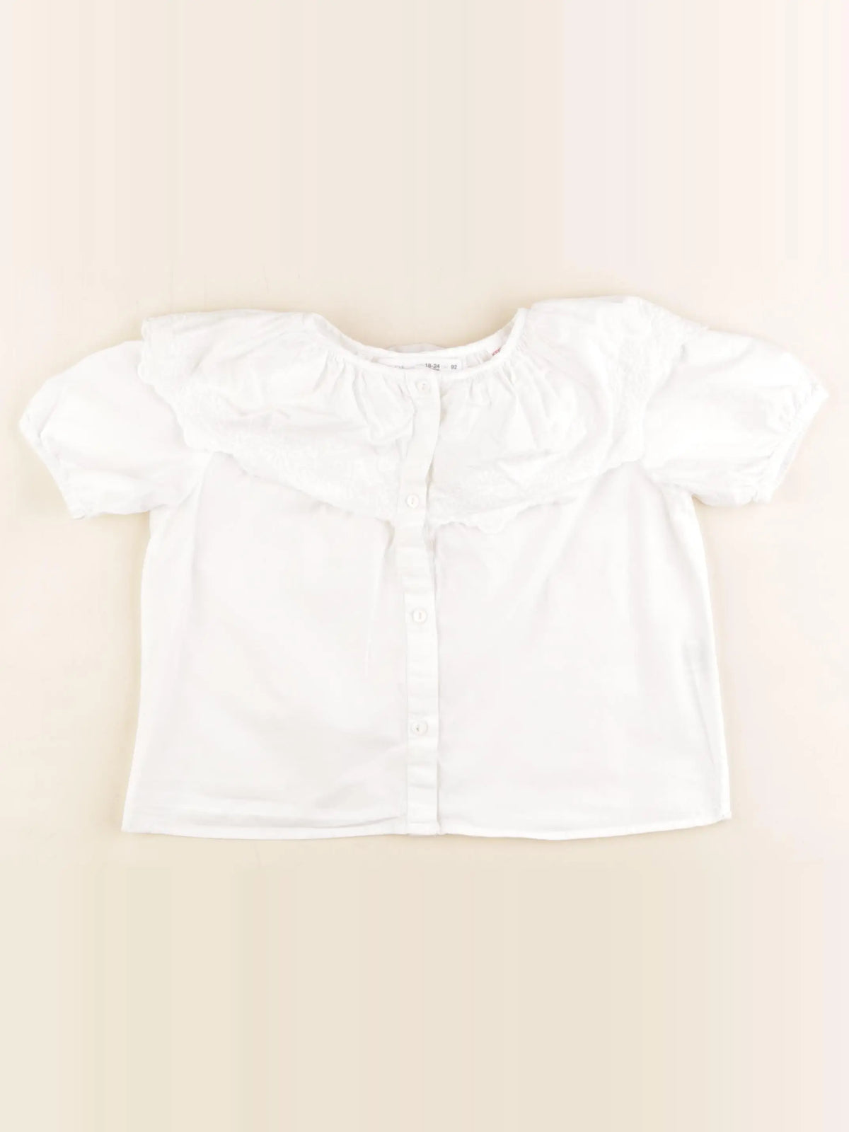 Zara - blouse blanc - 18/24 mois