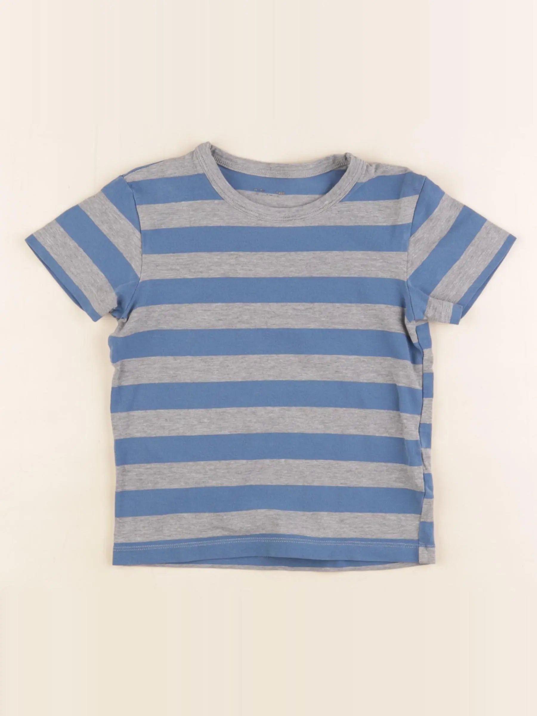 Vertbaudet - maillot de corps gris, bleu - 6 ans