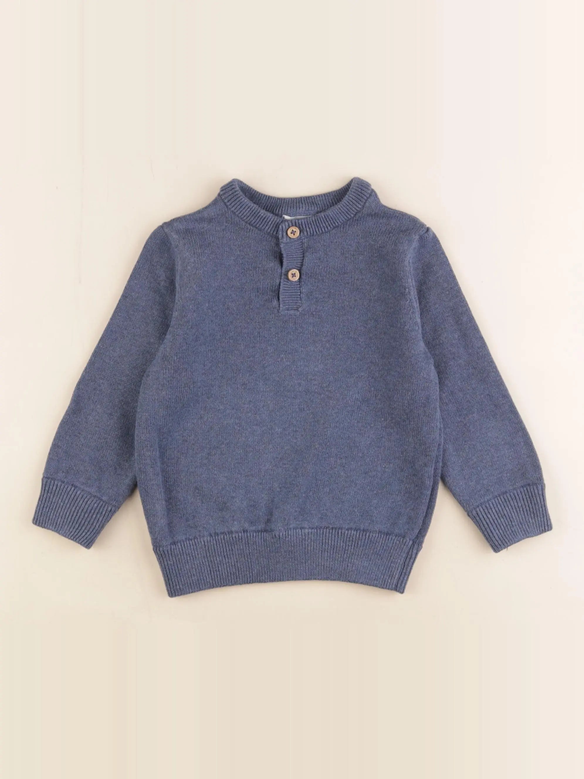 Vertbaudet - pull bleu - 3 ans