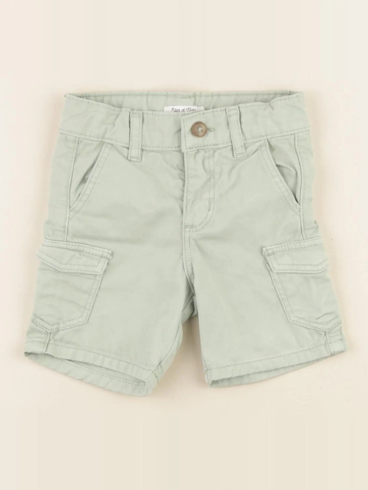 Eden & Victor - short vert - 2 ans