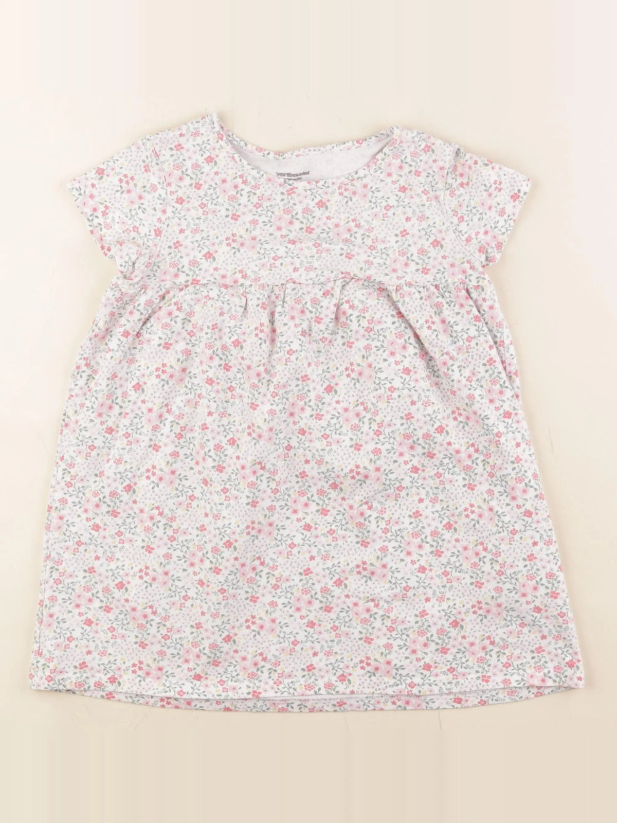 Vertbaudet - robe multicolore - 4 ans