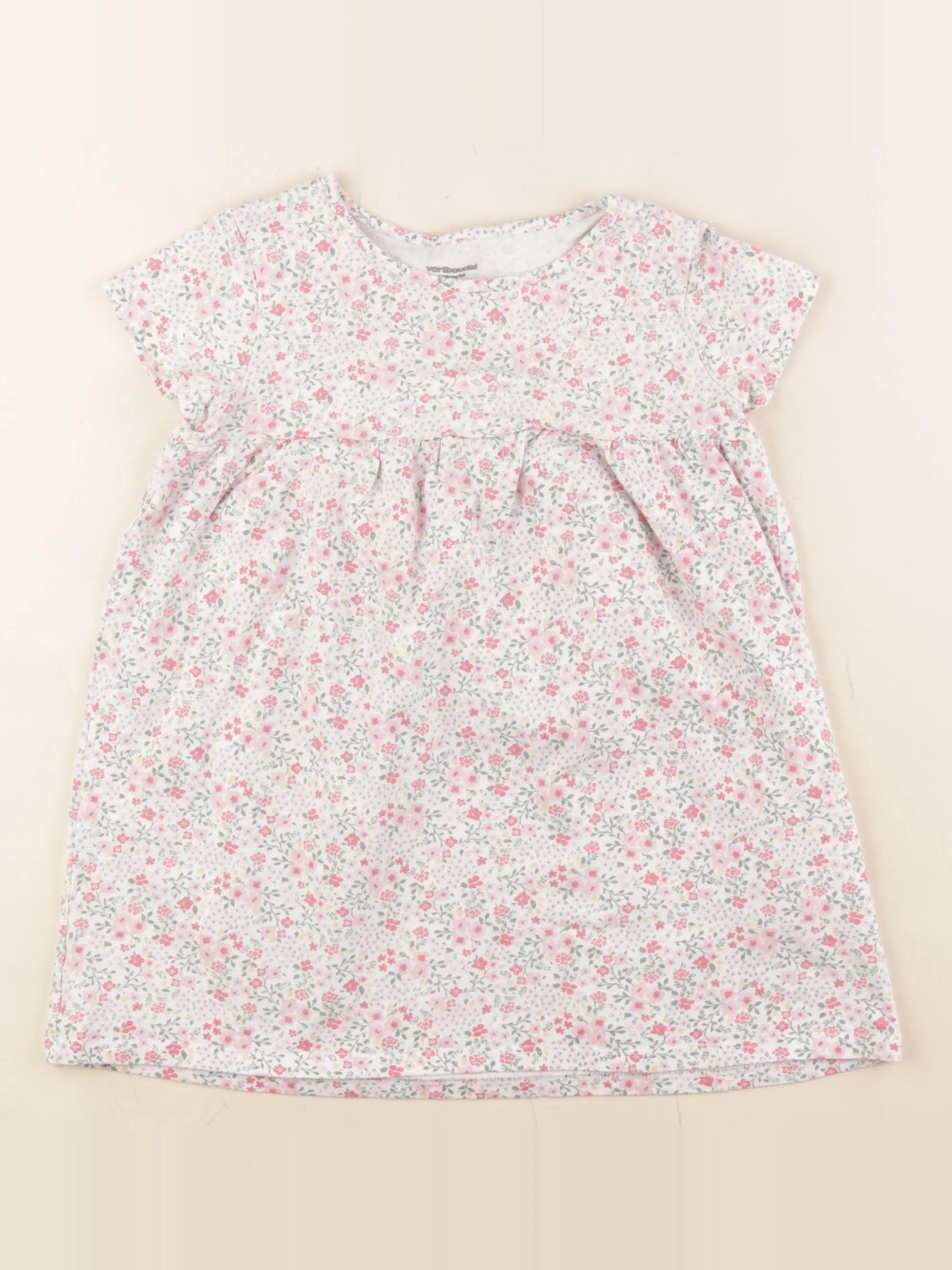 Vertbaudet - robe multicolore - 4 ans