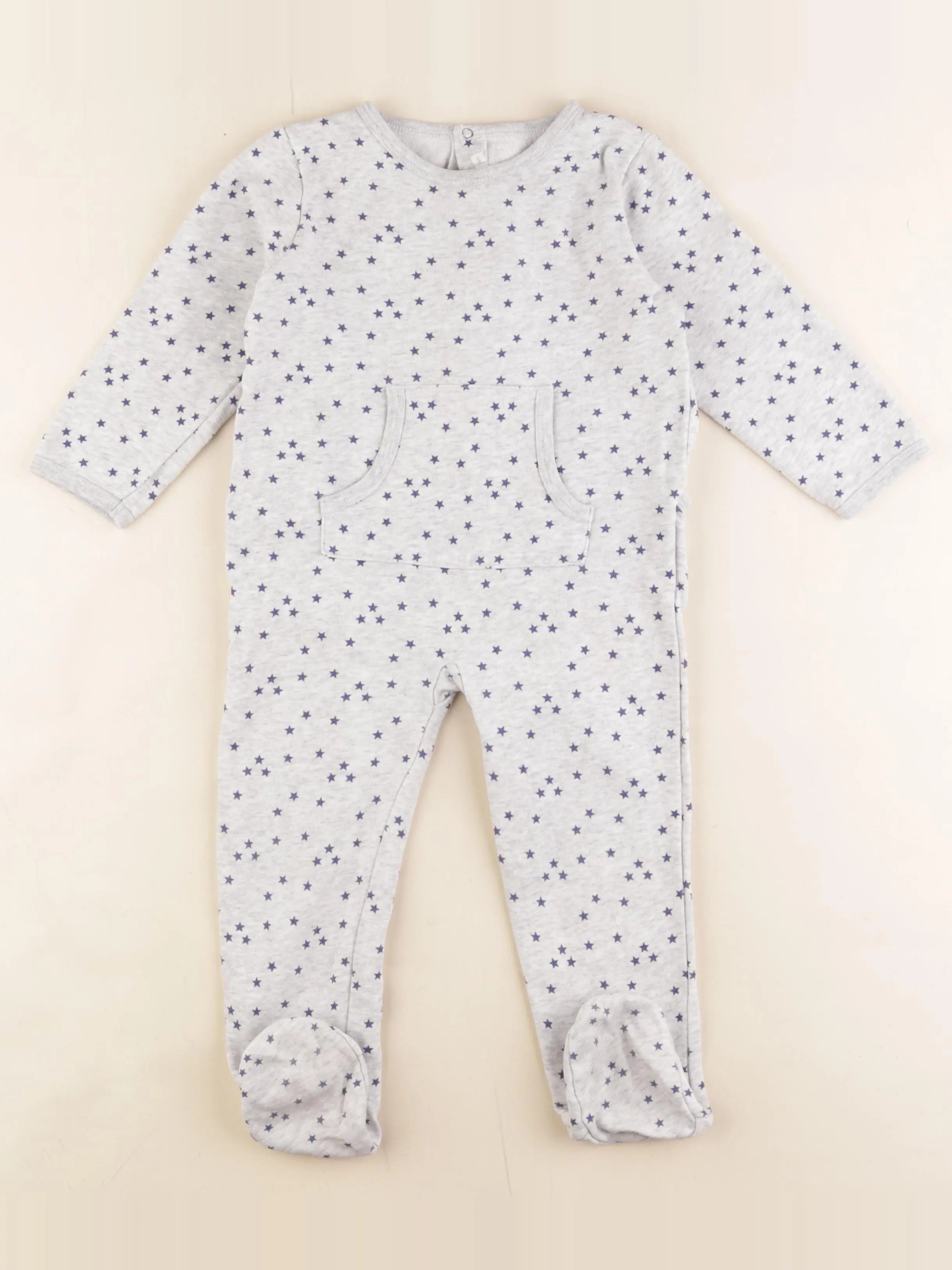 Boutchou - pyjama coton gris - 24 mois