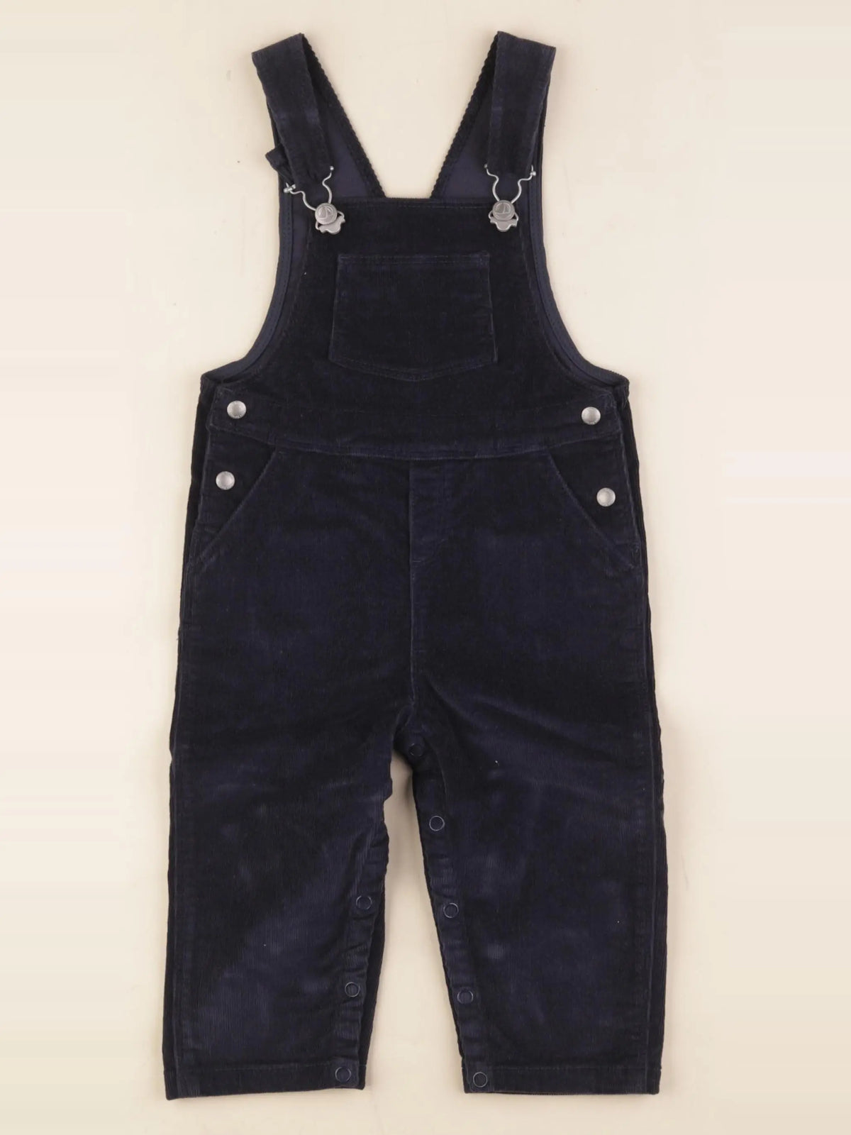 Petit Bateau - salopette bleu - 12 mois