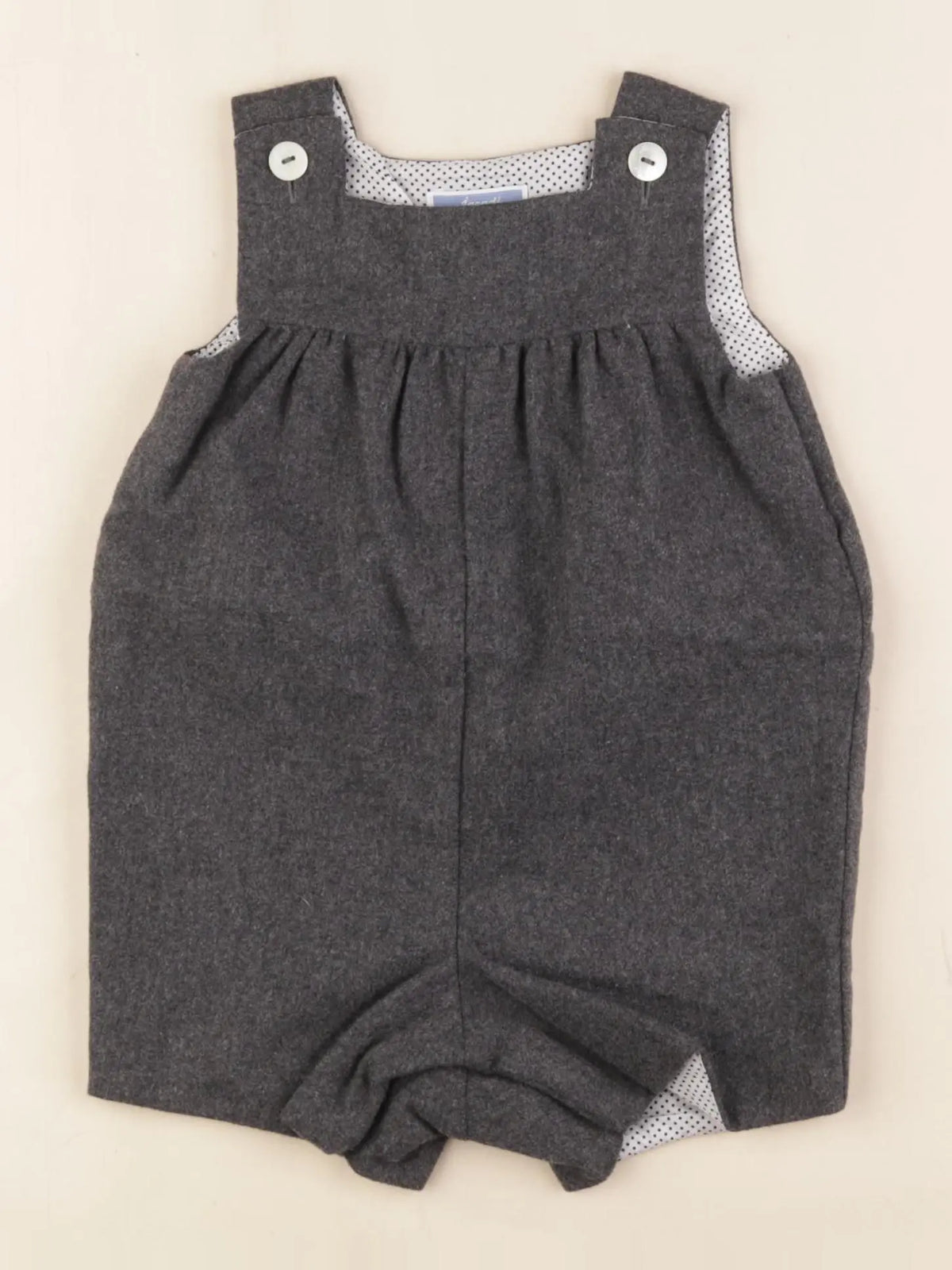 Jacadi - salopette gris - 12 mois