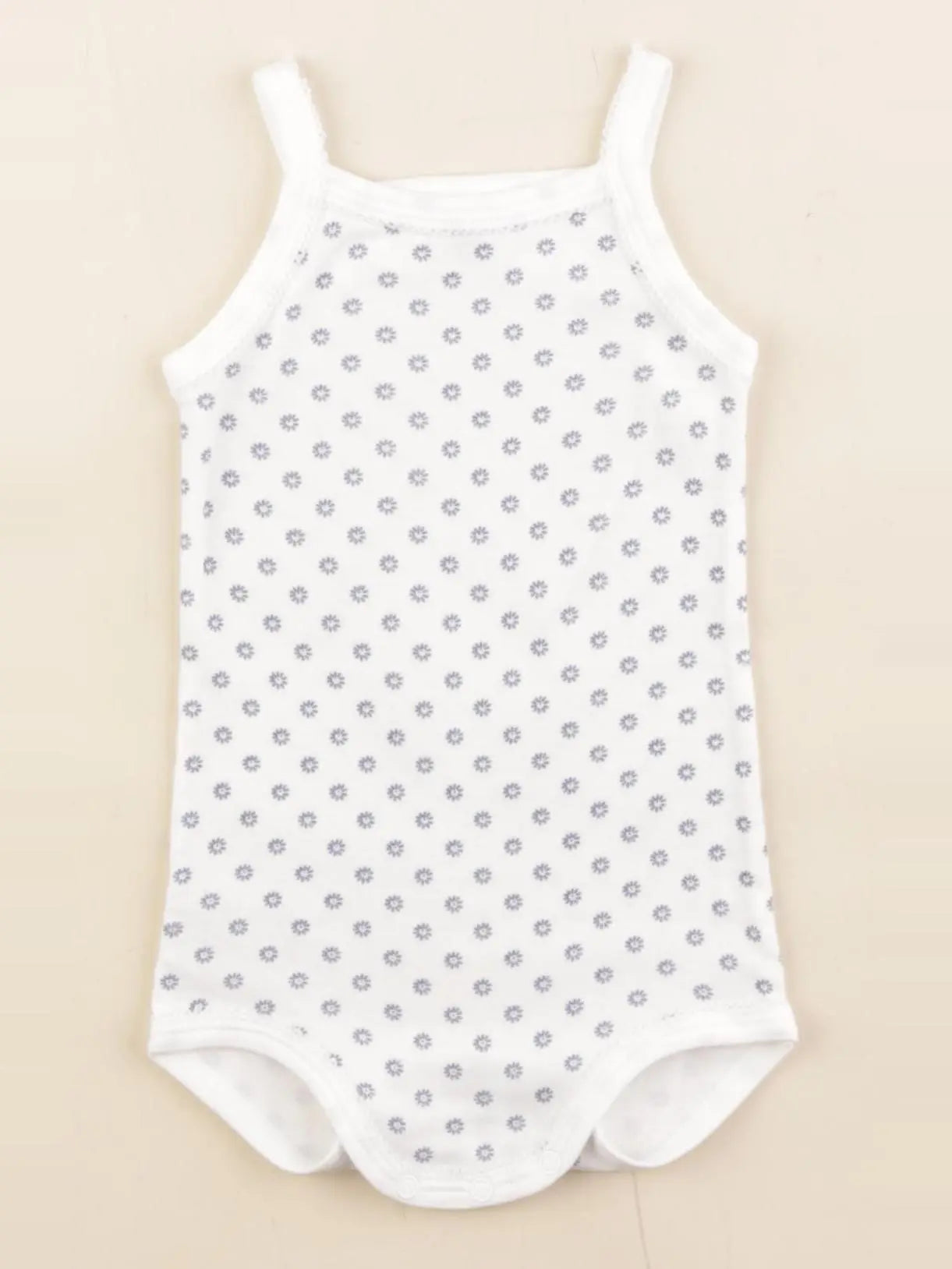 Petit Bateau - body blanc, bleu - 12 mois