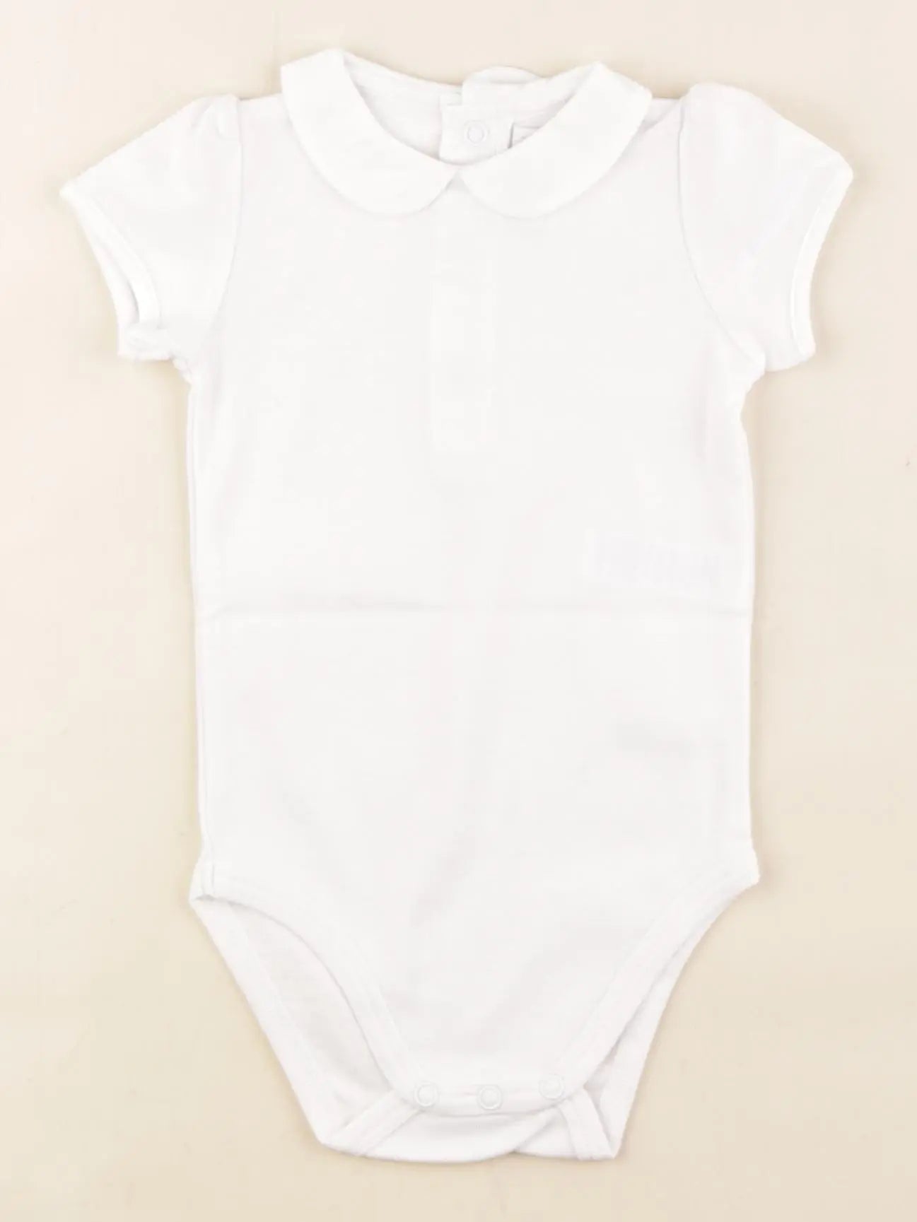 Natalys - body à col blanc - 9 mois