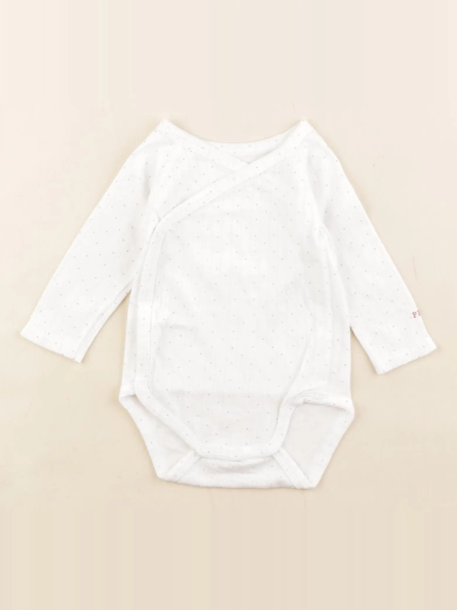 Petit Bateau - body blanc - 3 mois