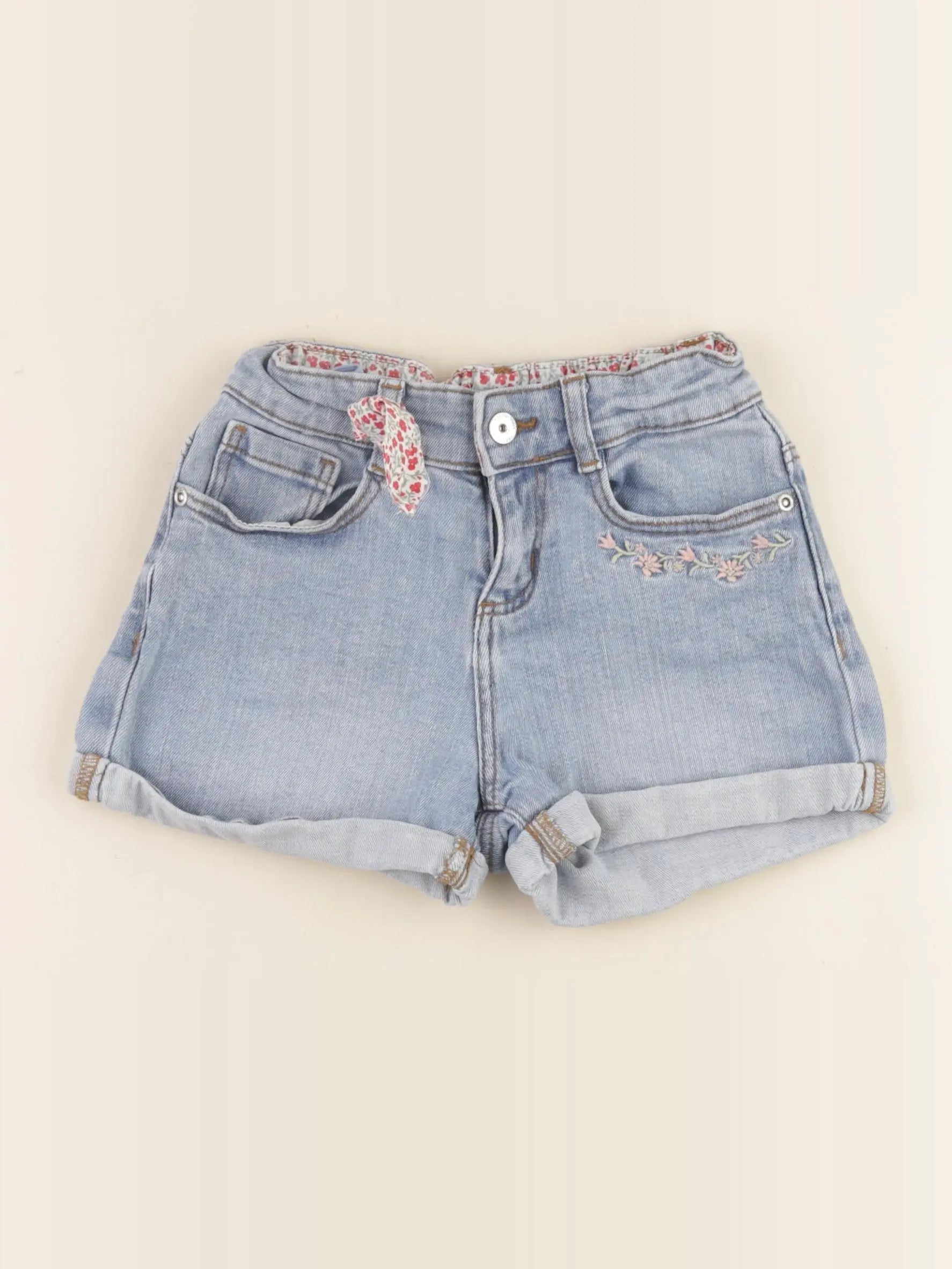 Vertbaudet - short bleu - 8 ans