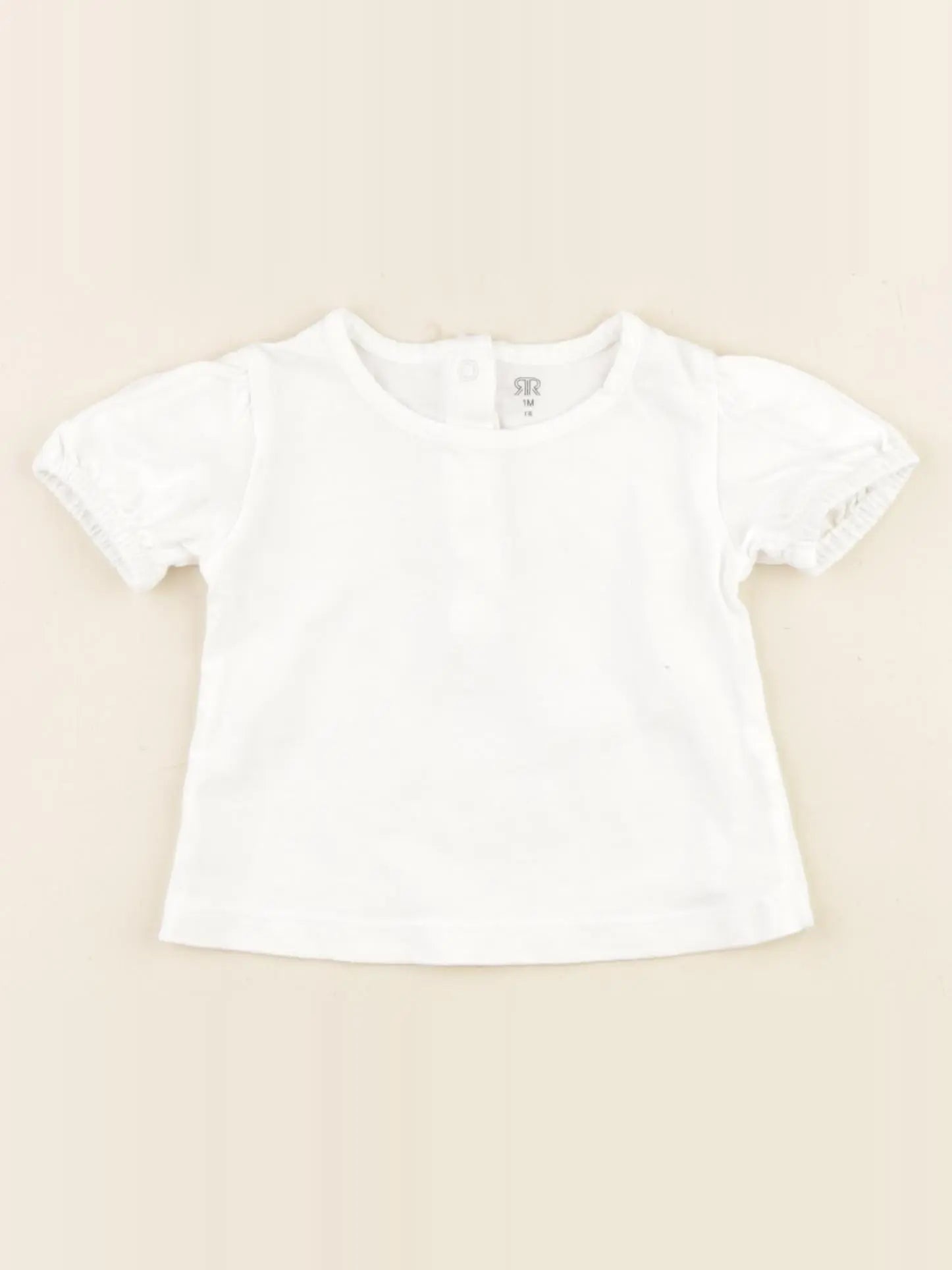 La Redoute - tee-shirt blanc - 1 mois