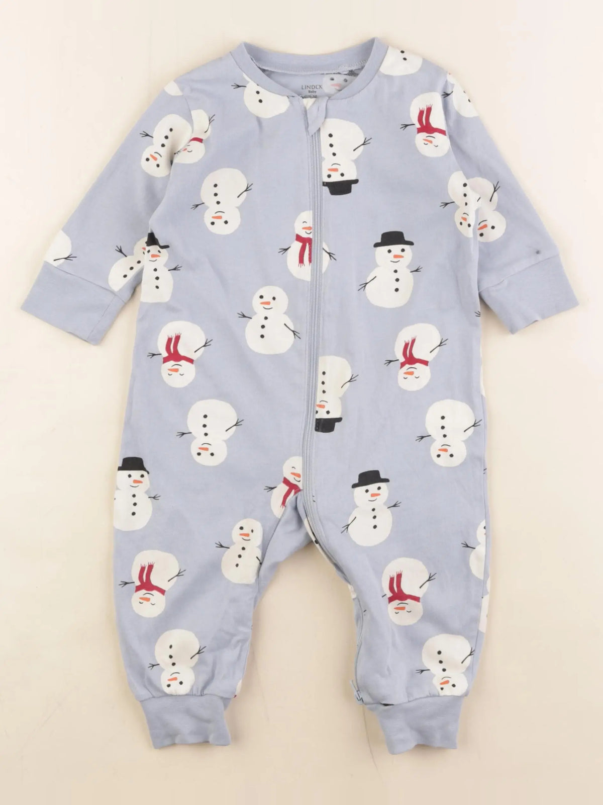 Lindex - pyjama coton bleu, multicolore - 4/6 mois