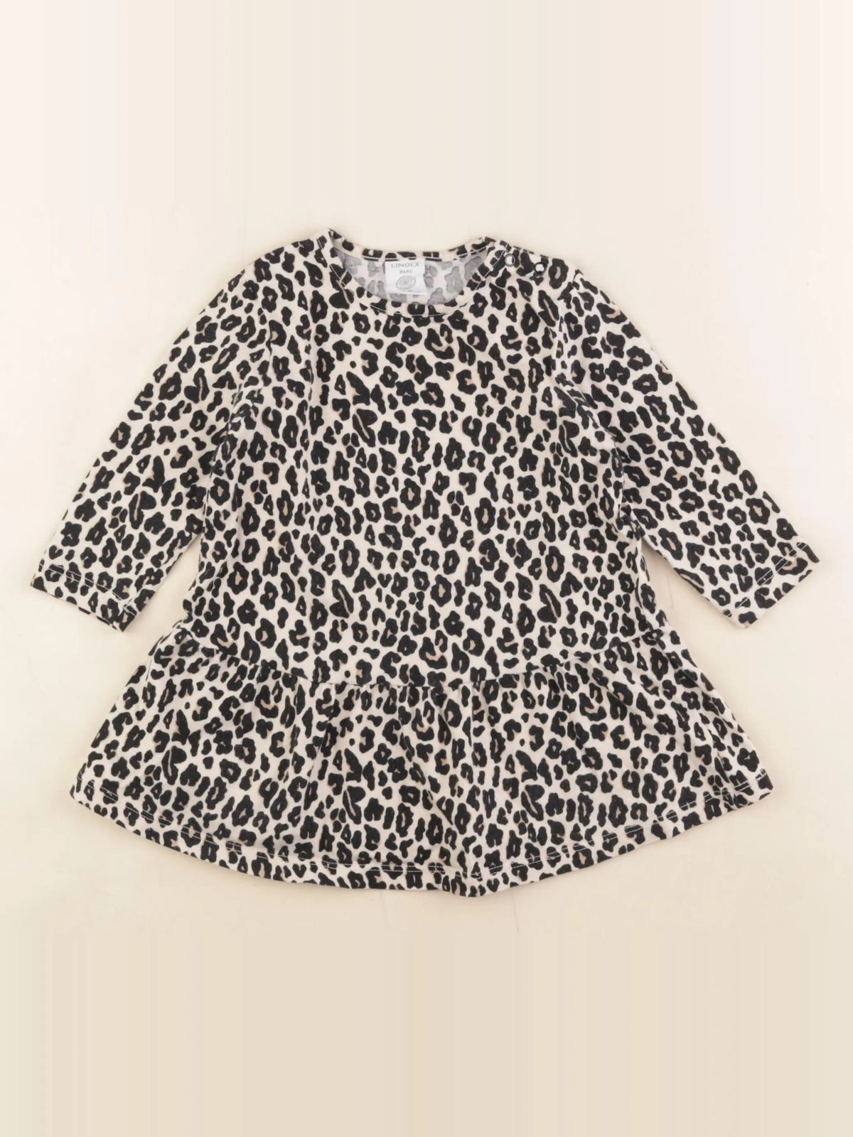 Lindex - robe noir - 6 mois