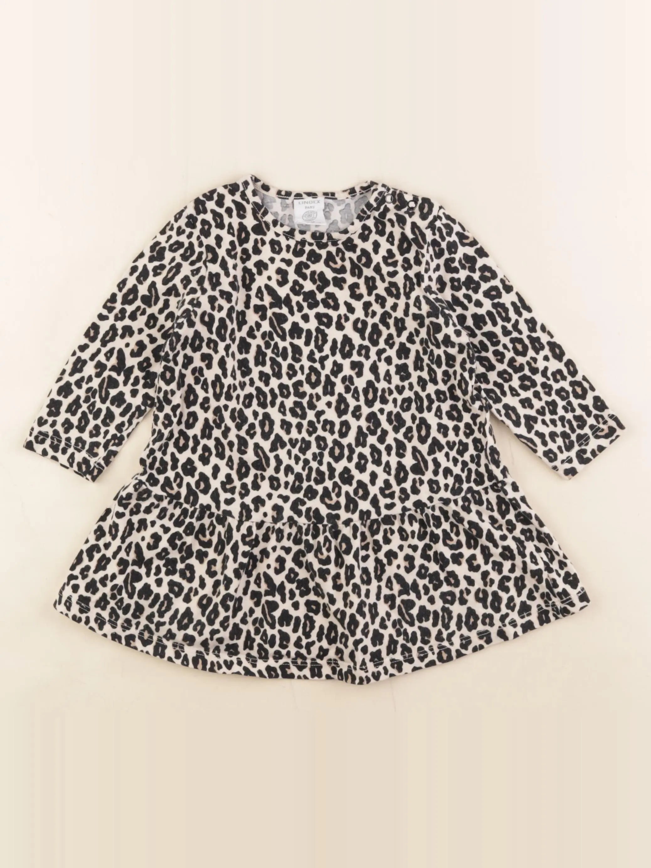 Lindex - robe noir - 6 mois