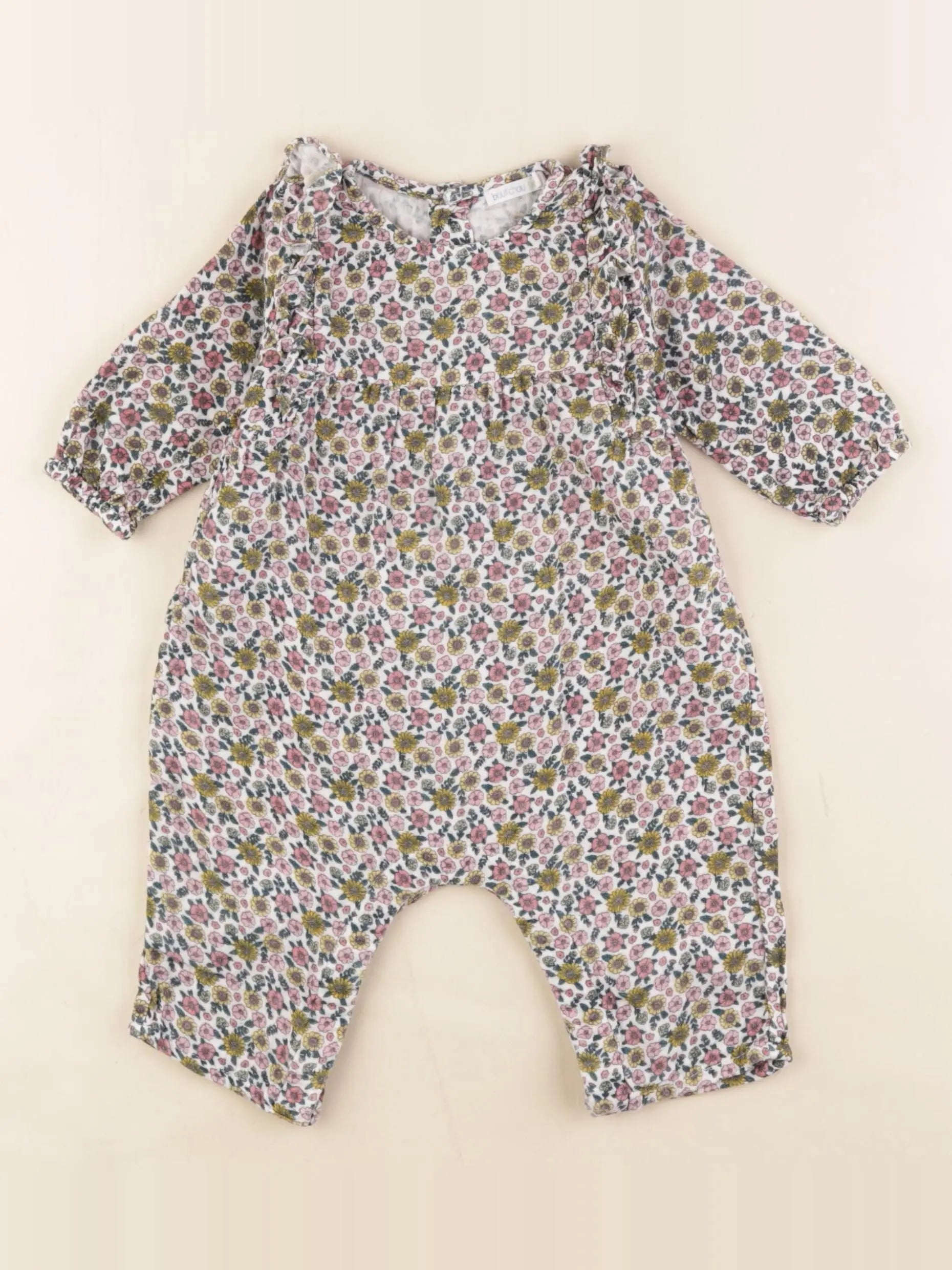 Boutchou - combinaison multicolore - 3 mois