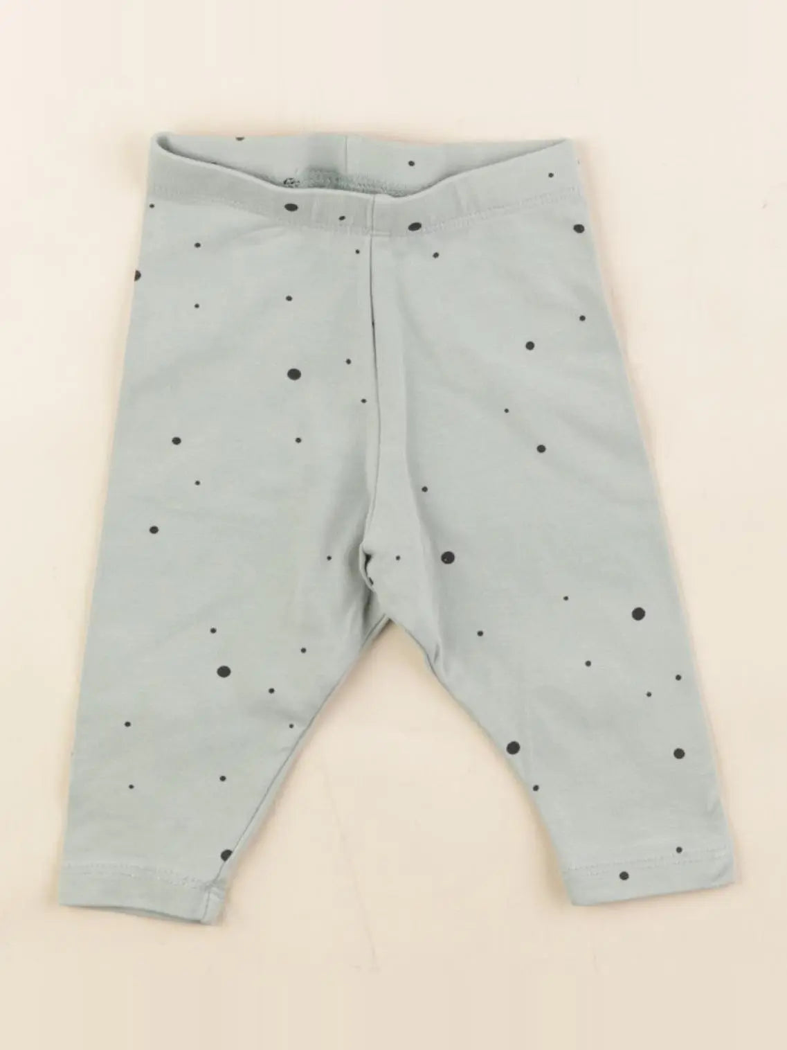 H&M - legging vert, noir - 1/2 mois