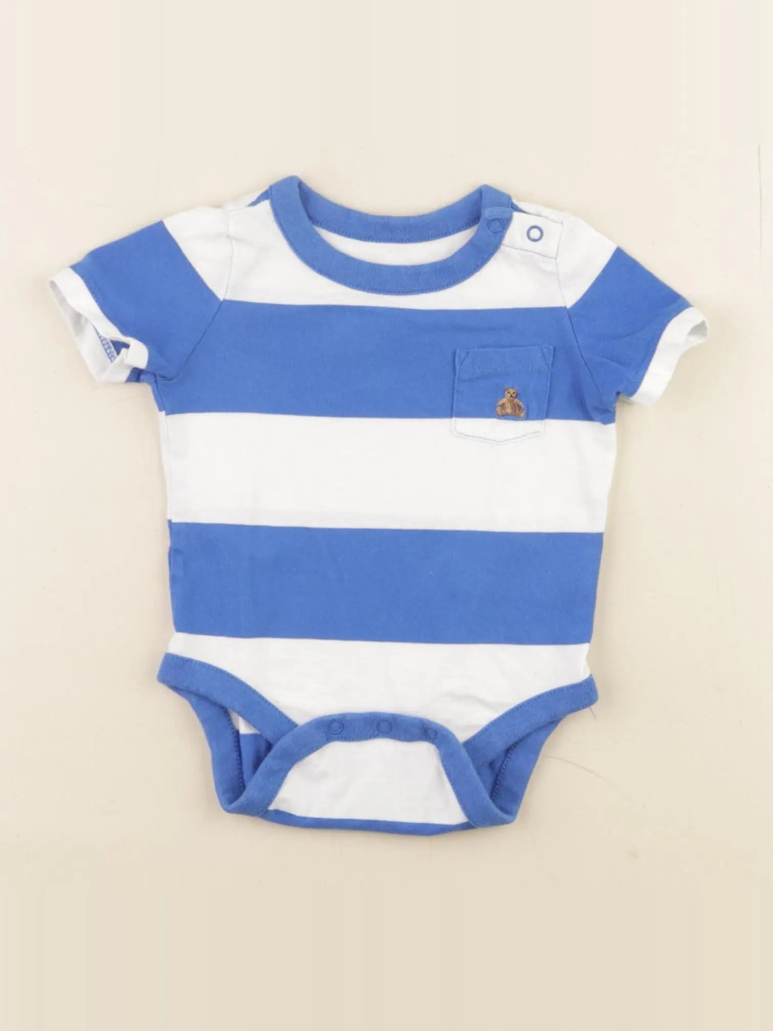 GAP - body bleu - 0/3 mois