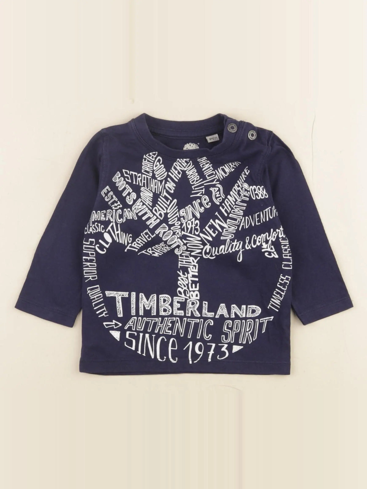 Timberland - tee-shirt bleu - 9 mois