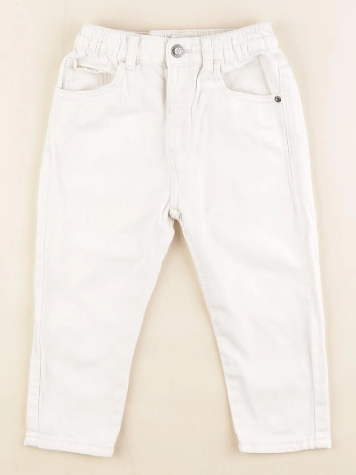 Zara - pantalon blanc - 18/24 mois