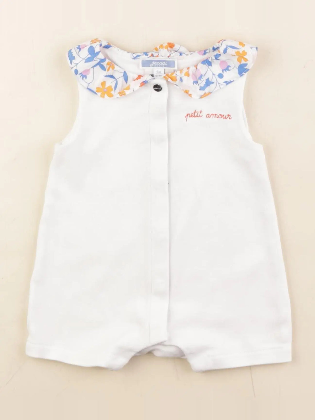 Jacadi - combinaison multicolore - 6 mois