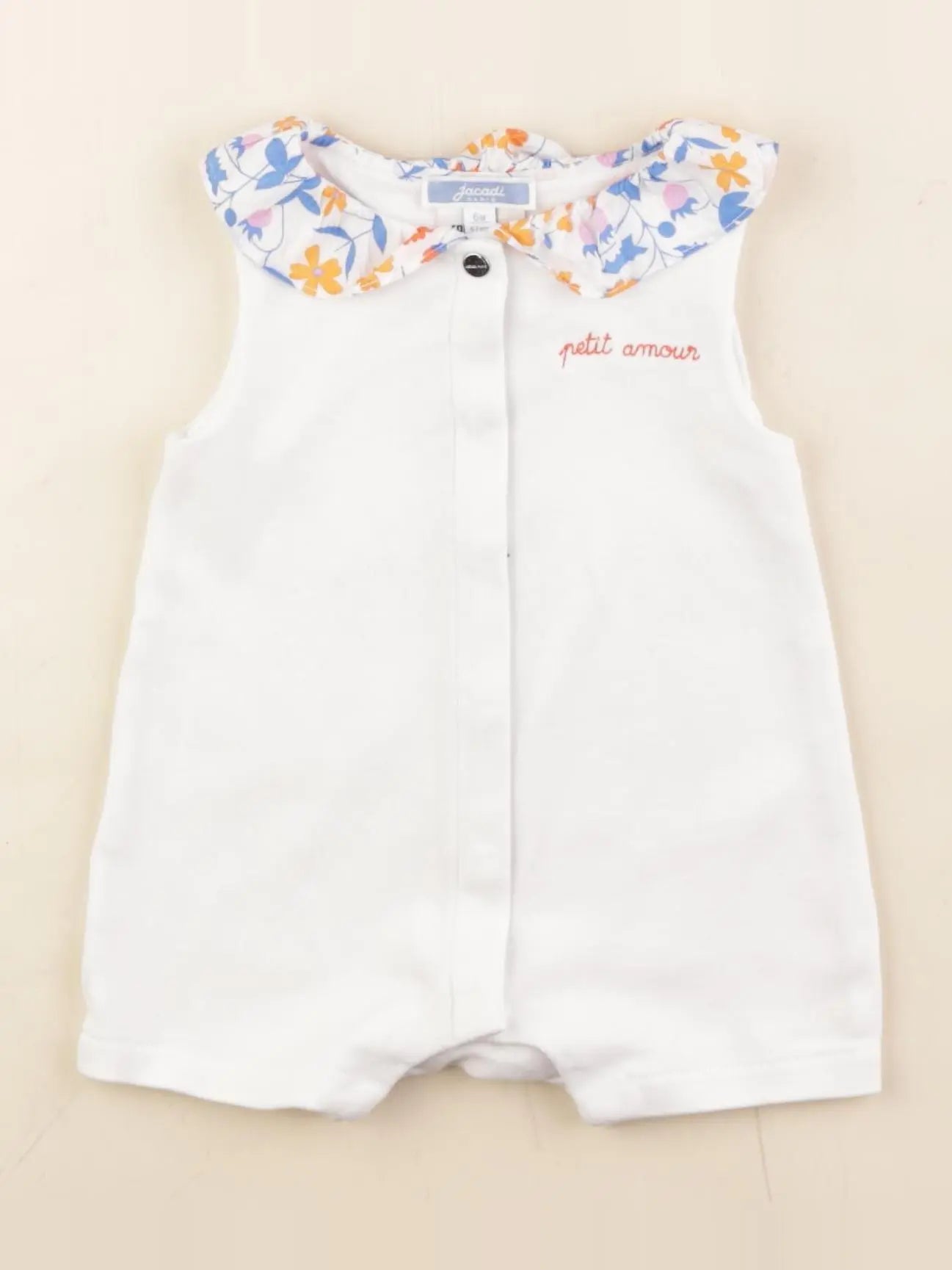 Jacadi - combinaison multicolore - 6 mois