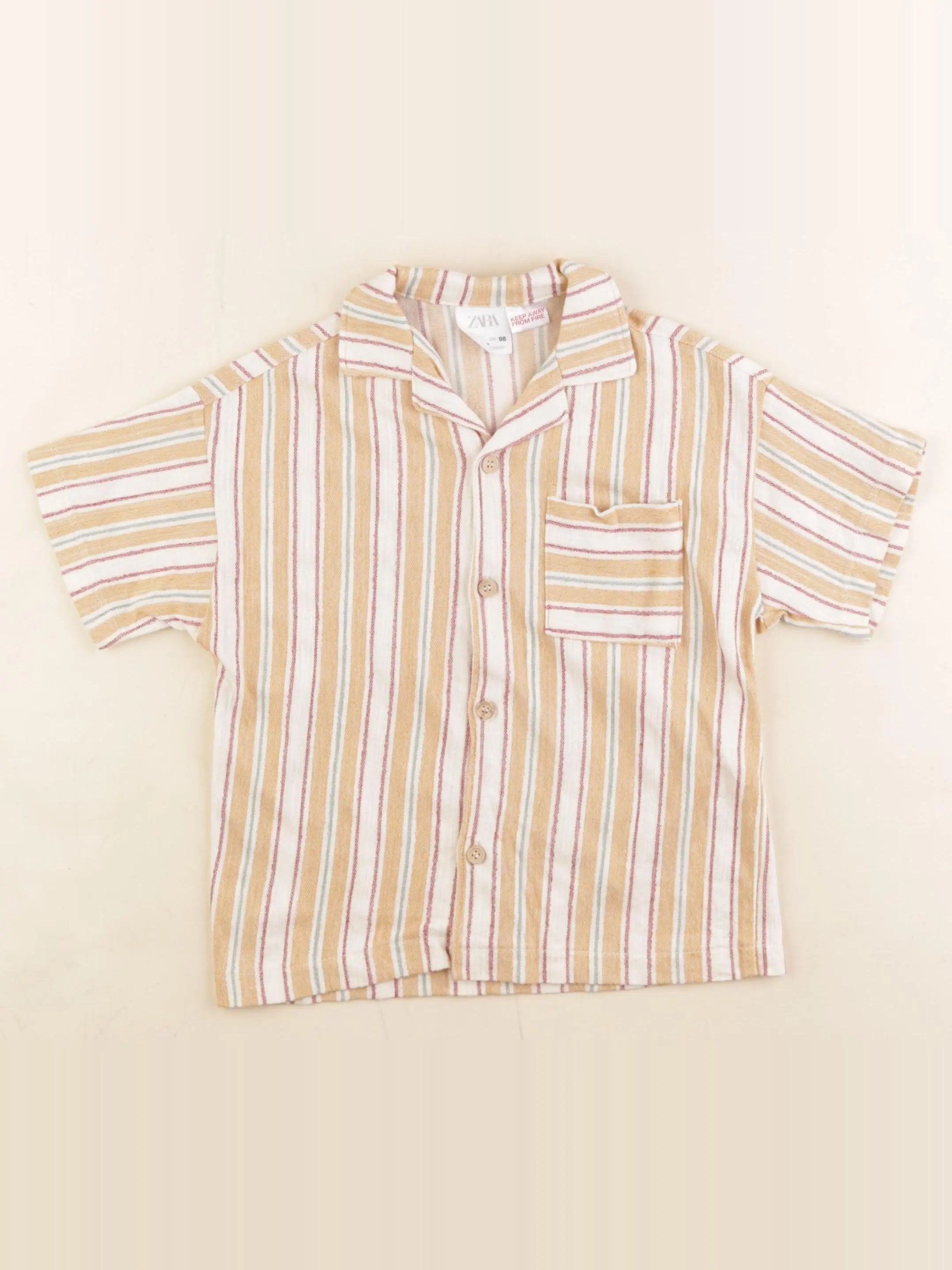 Zara - chemise multicolore - 2/3 ans