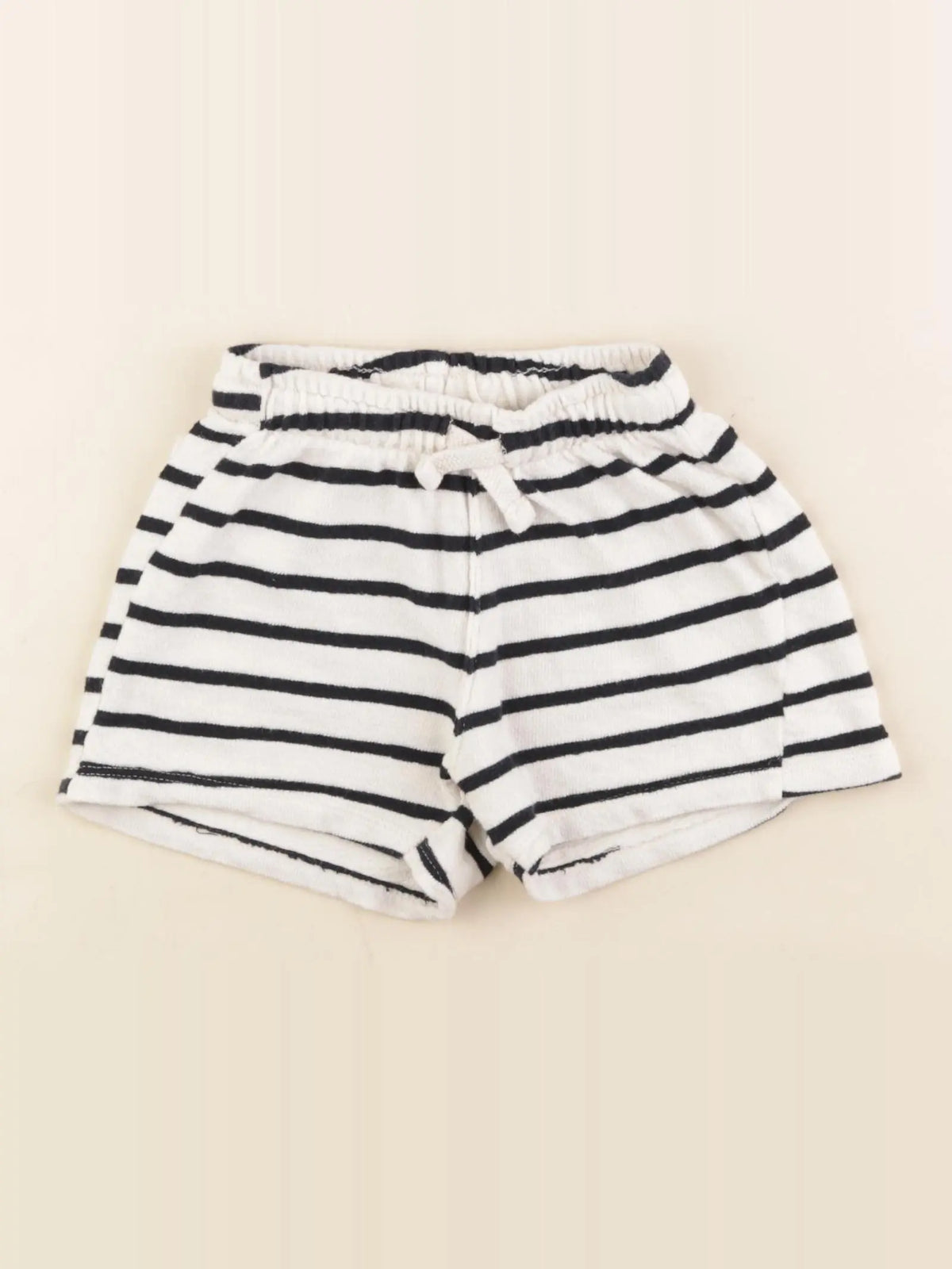 Zara - short beige, noir - 18/24 mois
