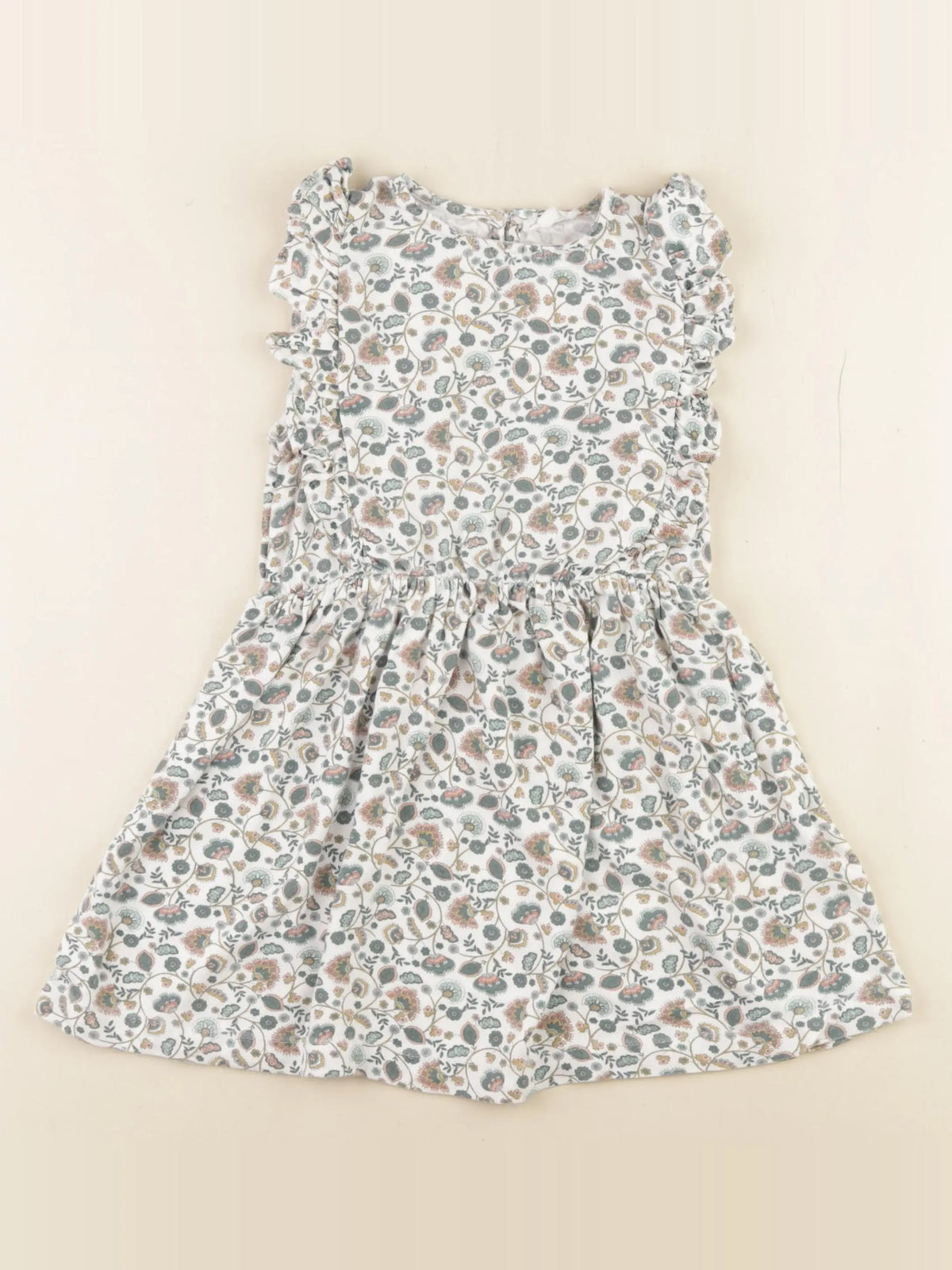 Vertbaudet - robe multicolore - 4 ans