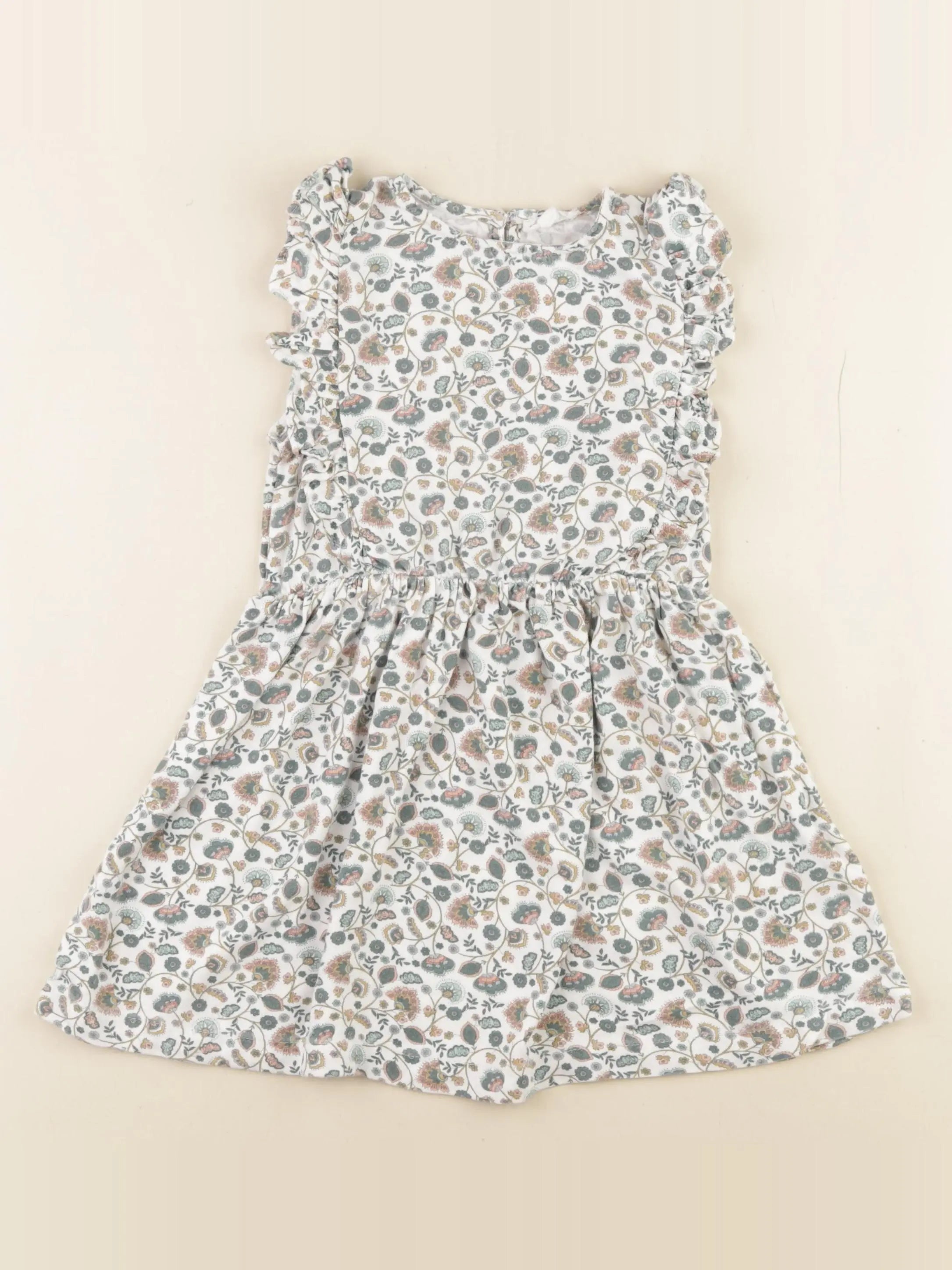 Vertbaudet - robe multicolore - 4 ans