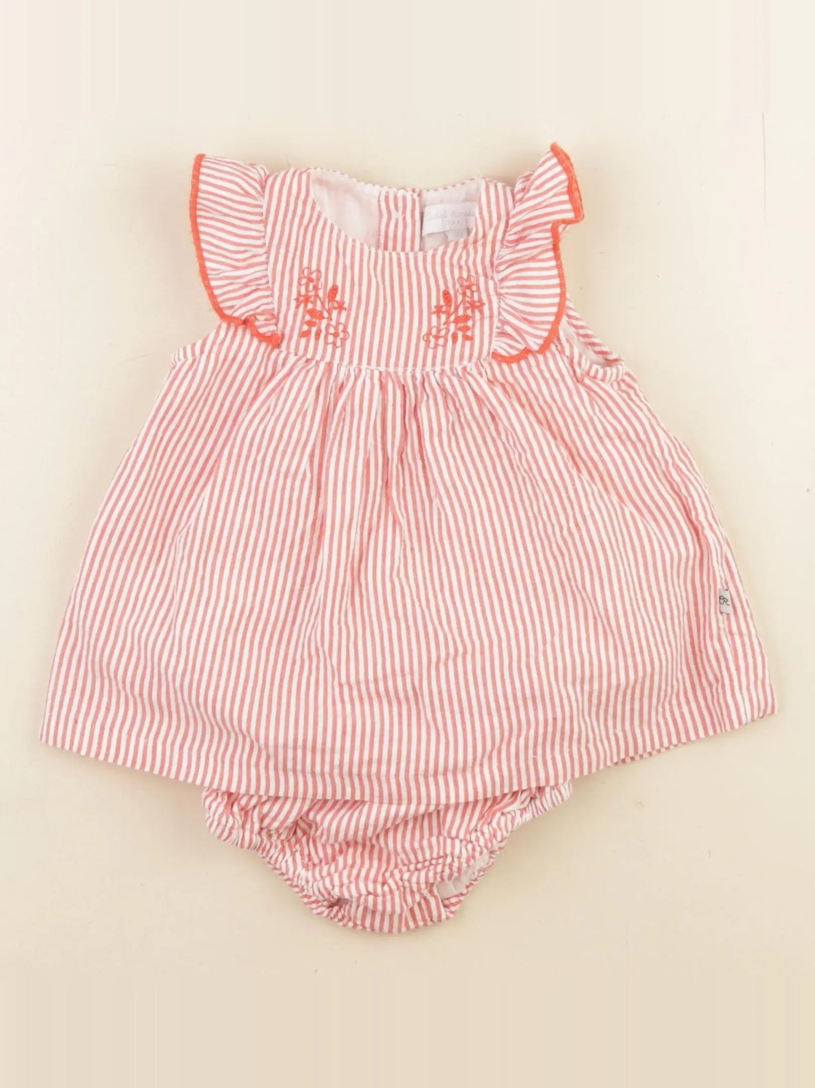 Cadet Rousselle - robe rouge - 3 mois