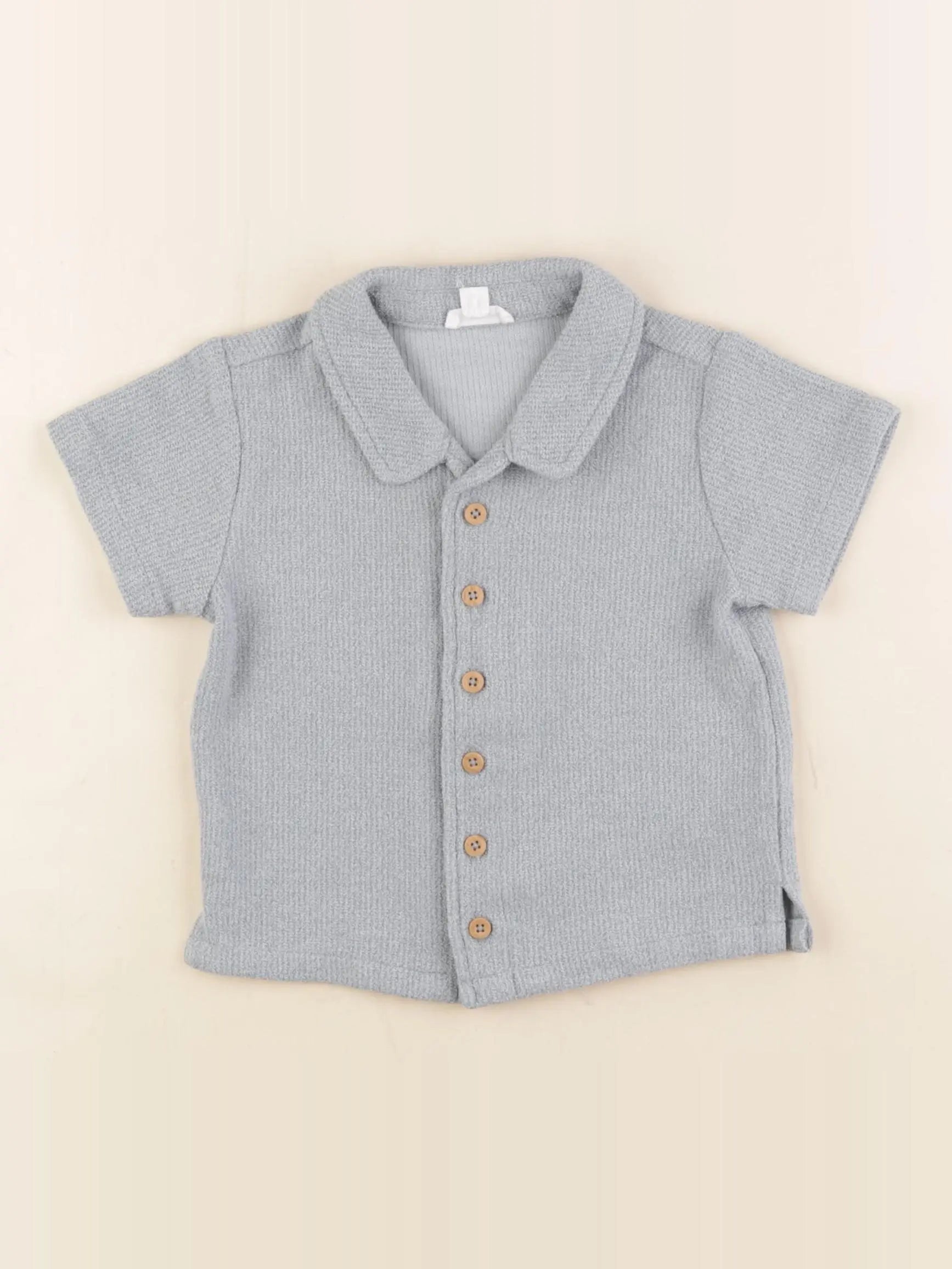 Vertbaudet - chemise bleu - 18 mois