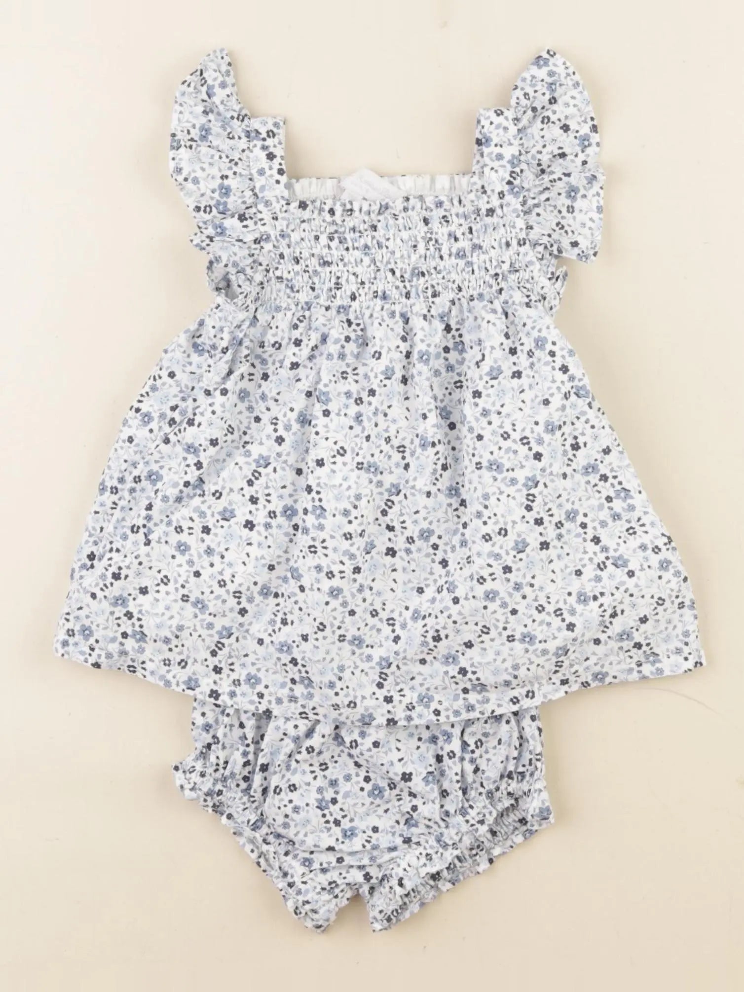 Cadet Rousselle - robe bleu - 1 mois