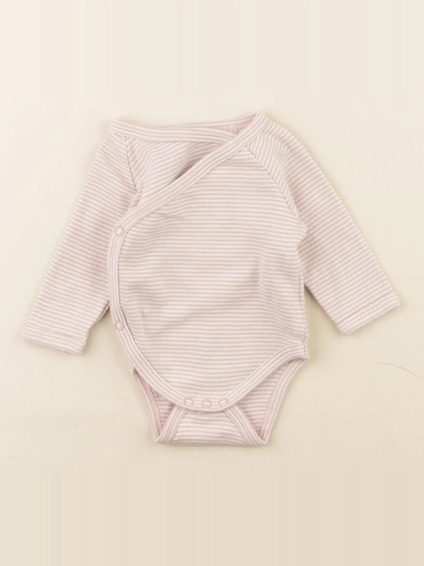 Vertbaudet - body rose - 1 mois