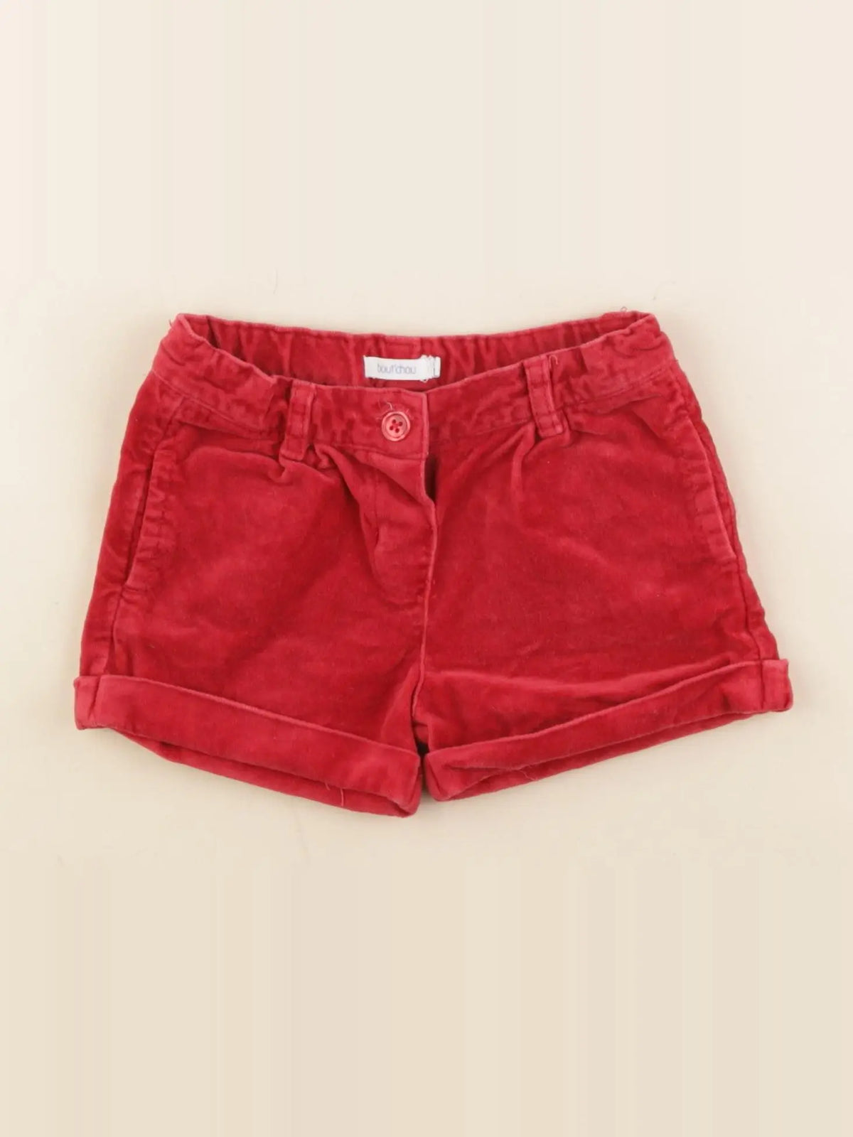 Boutchou - short rouge - 12 mois