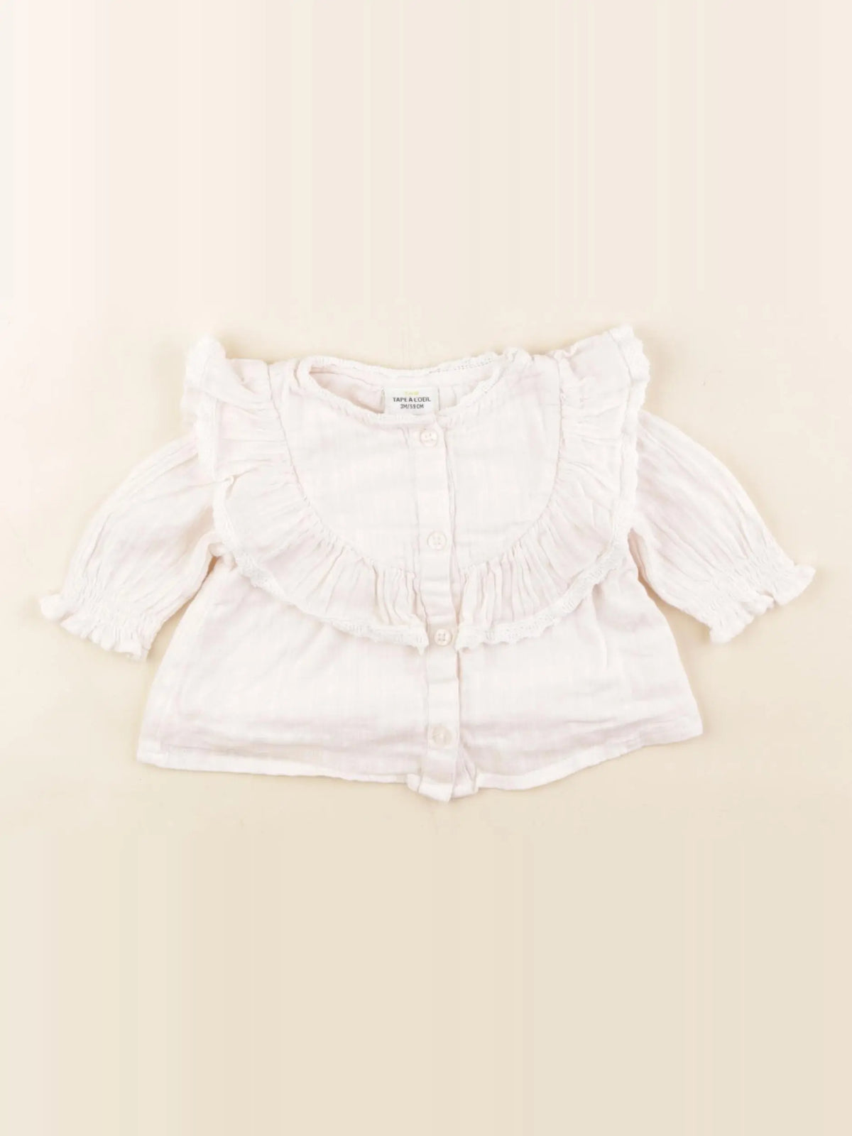 Tape à l'oeil - blouse rose - 3 mois