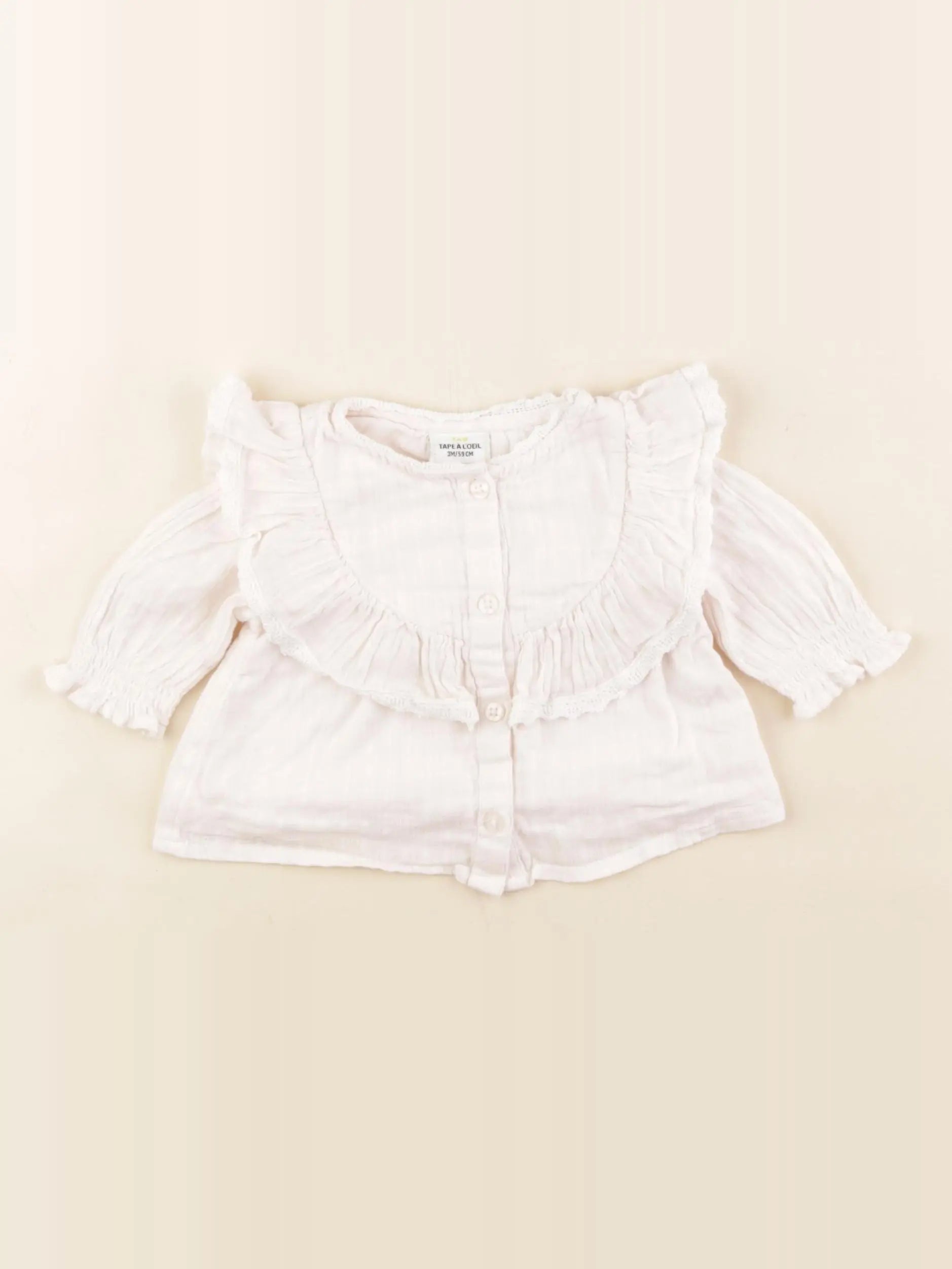 Tape à l'oeil - blouse rose - 3 mois