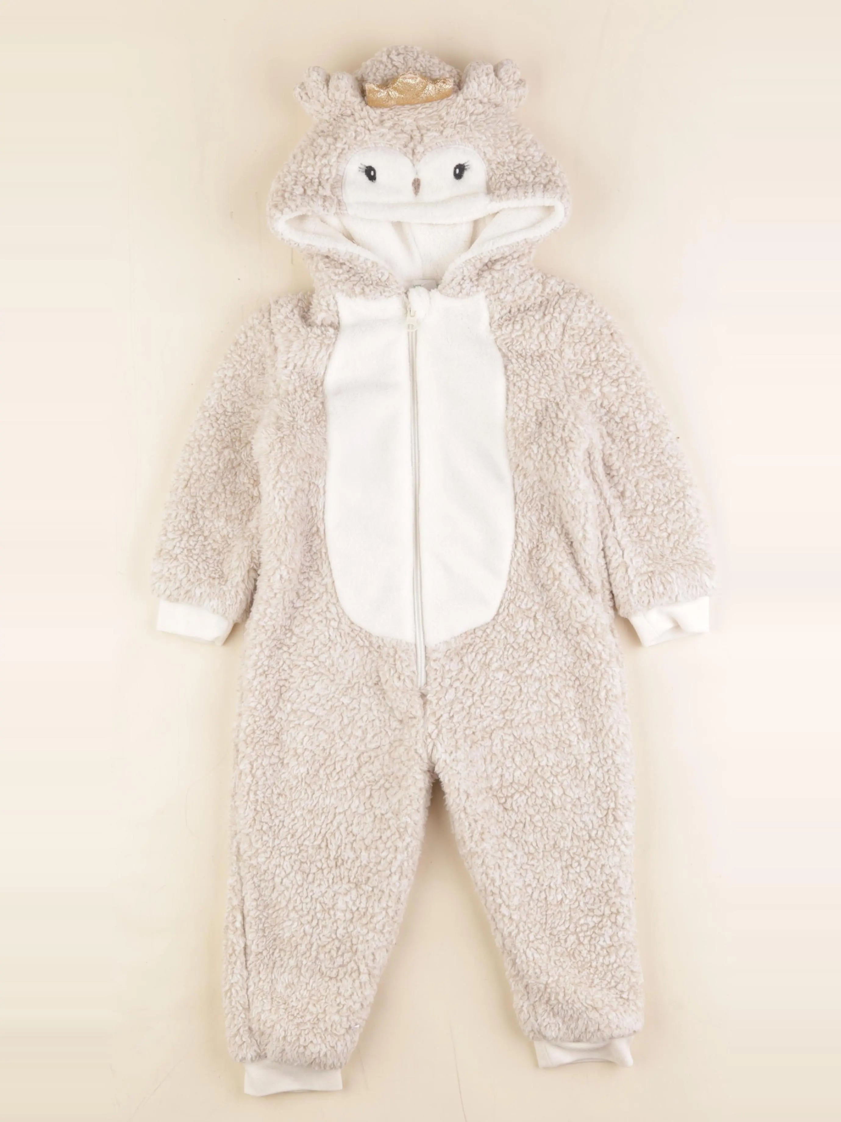 Vertbaudet - sur-pyjama or, marron - 3 ans
