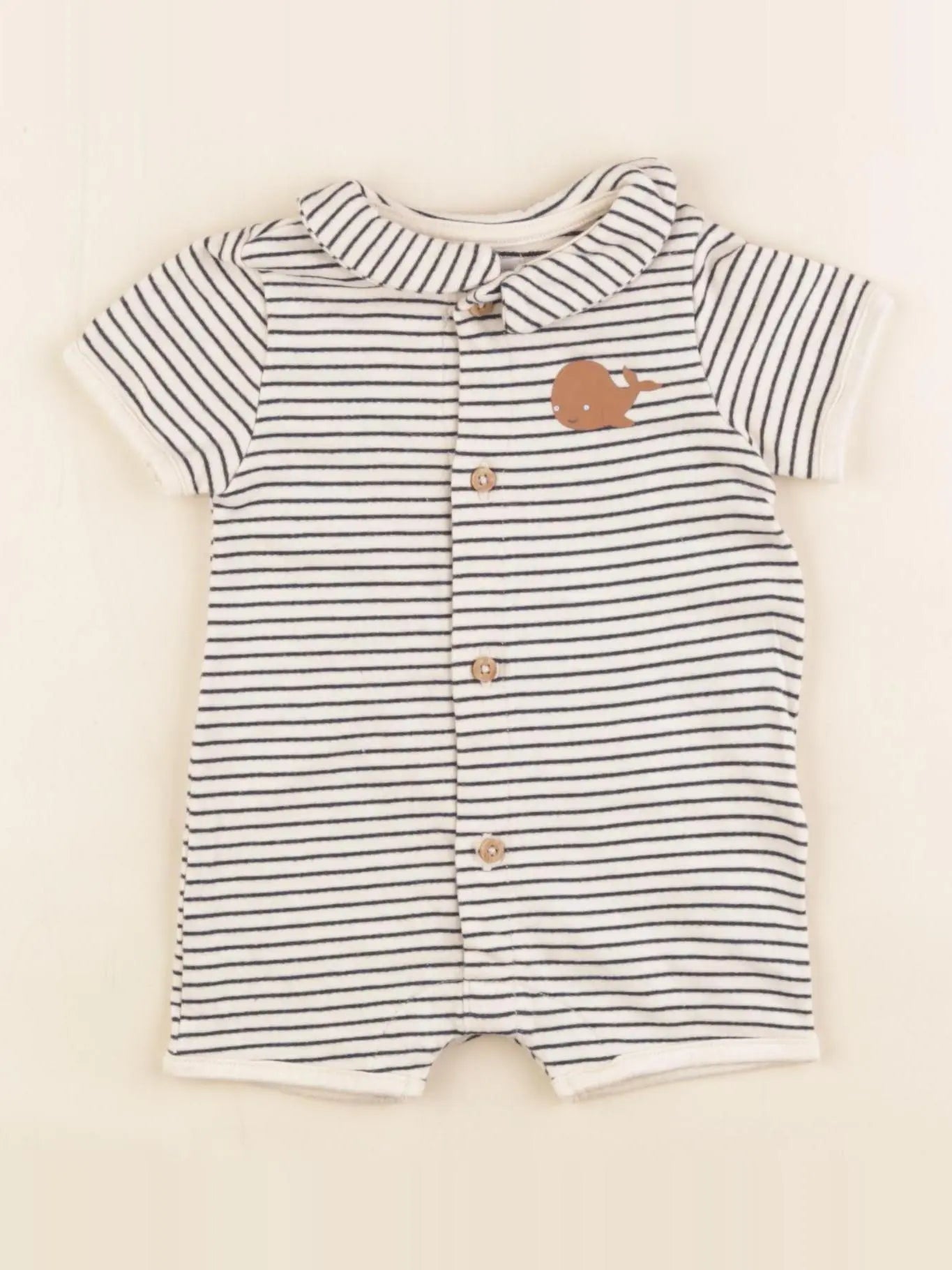 Vertbaudet - combinaison multicolore - 3 mois