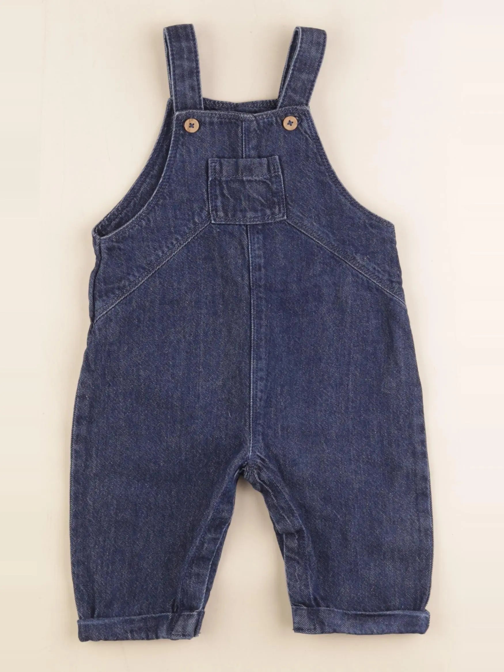 Vertbaudet - salopette bleu - 6 mois