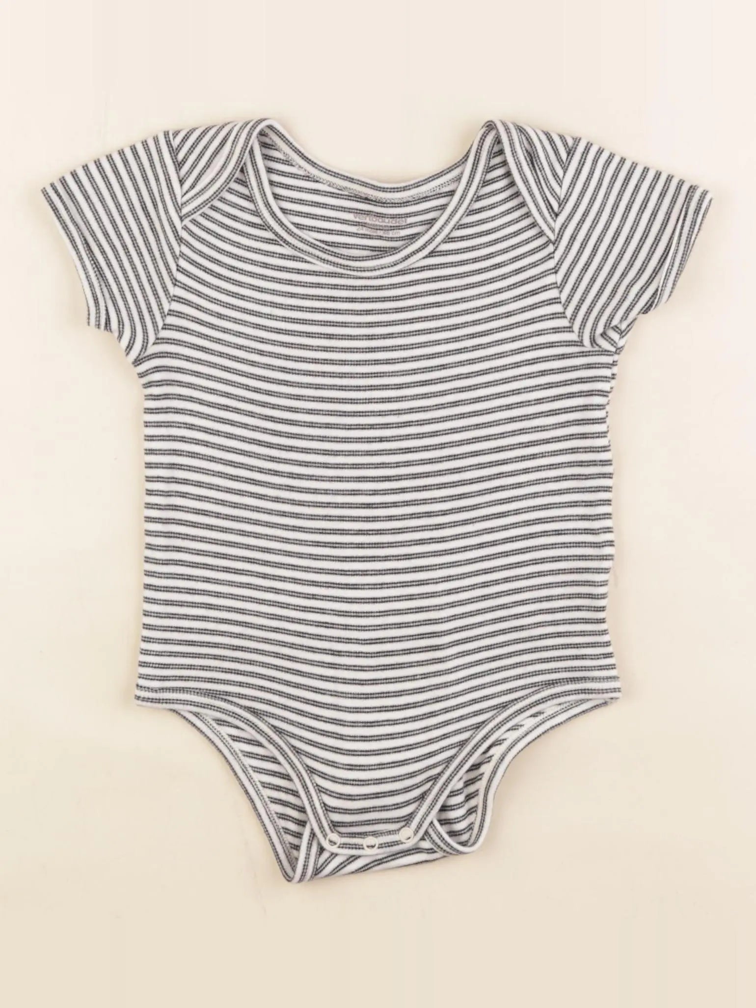 Vertbaudet - body beige, bleu - 24 mois