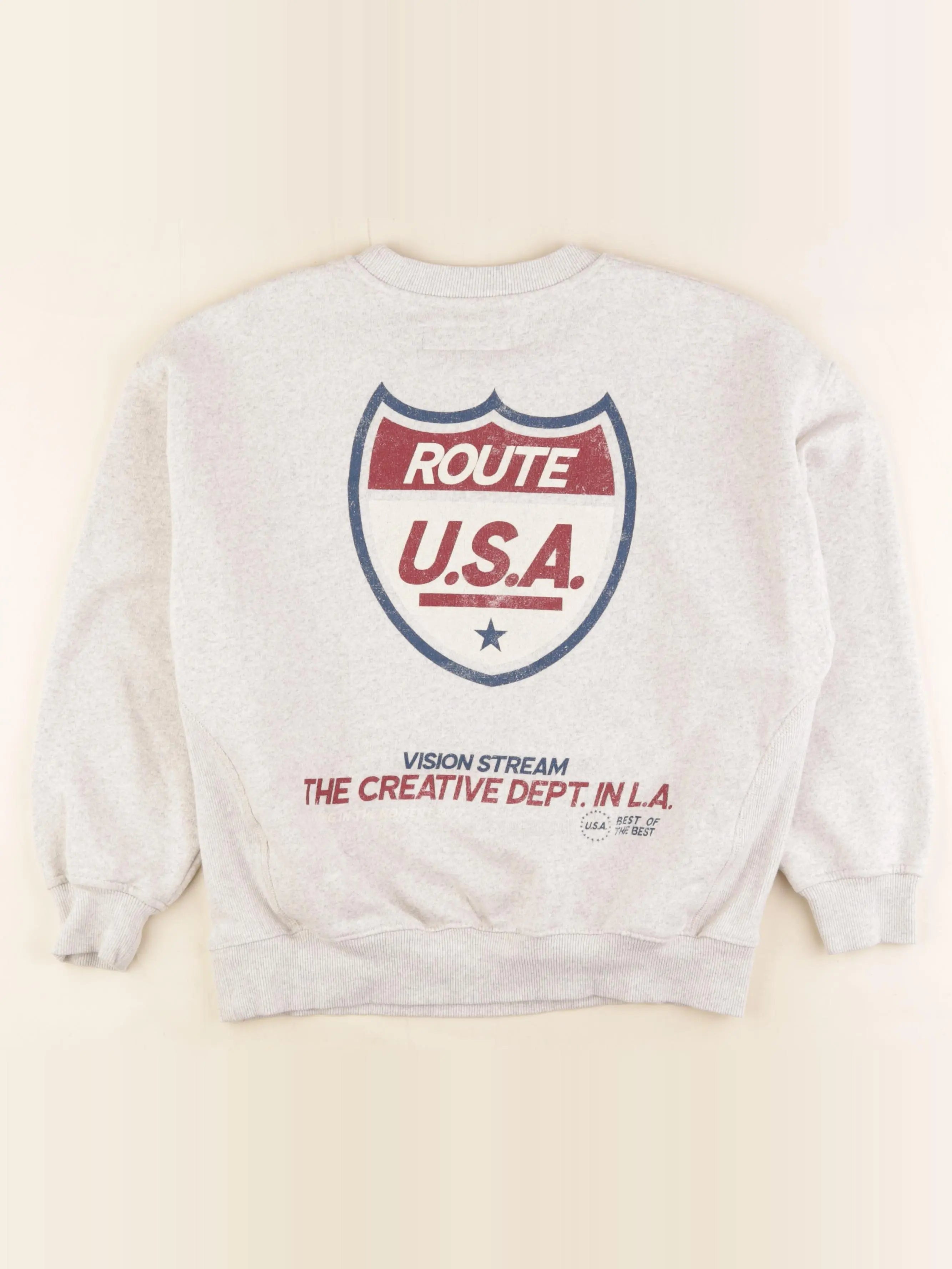 Zara - sweat imprimé au dos gris - 11/12 ans