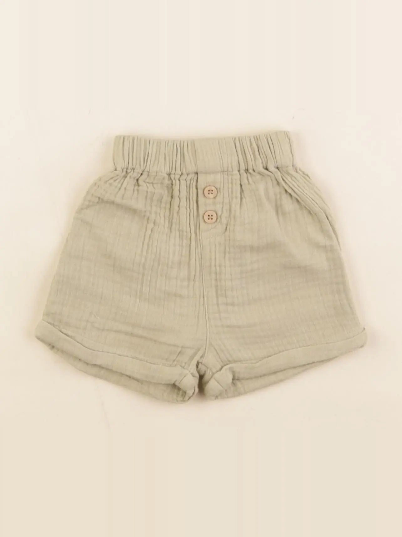 Vertbaudet - short vert - 1 mois