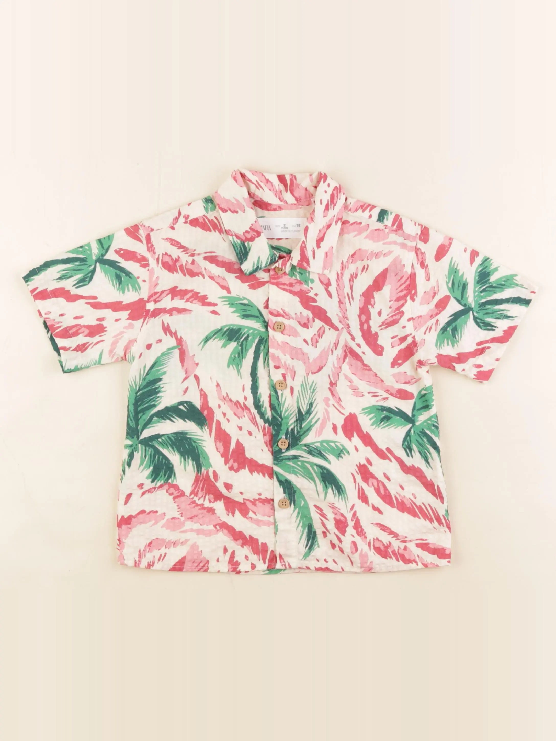 Zara - chemise rose - 2 ans